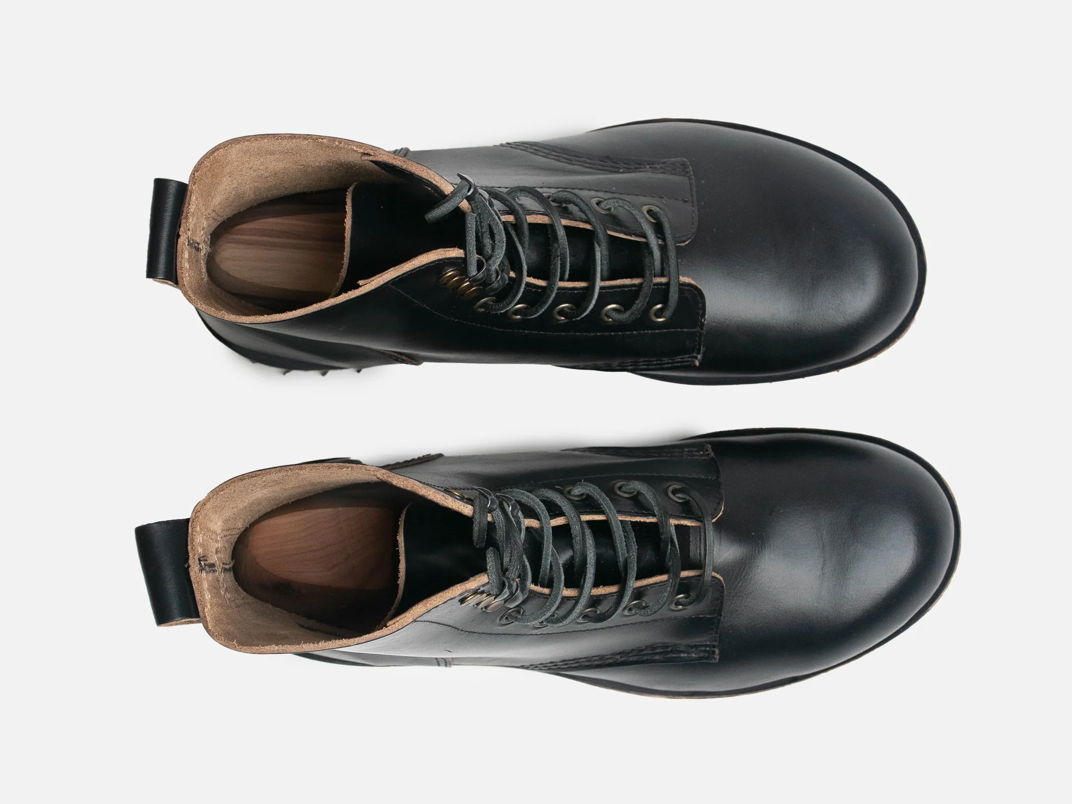 Buxton Brass Wire Construction Boot Horween Chromexcel Black PRE-ORDER - Image 5