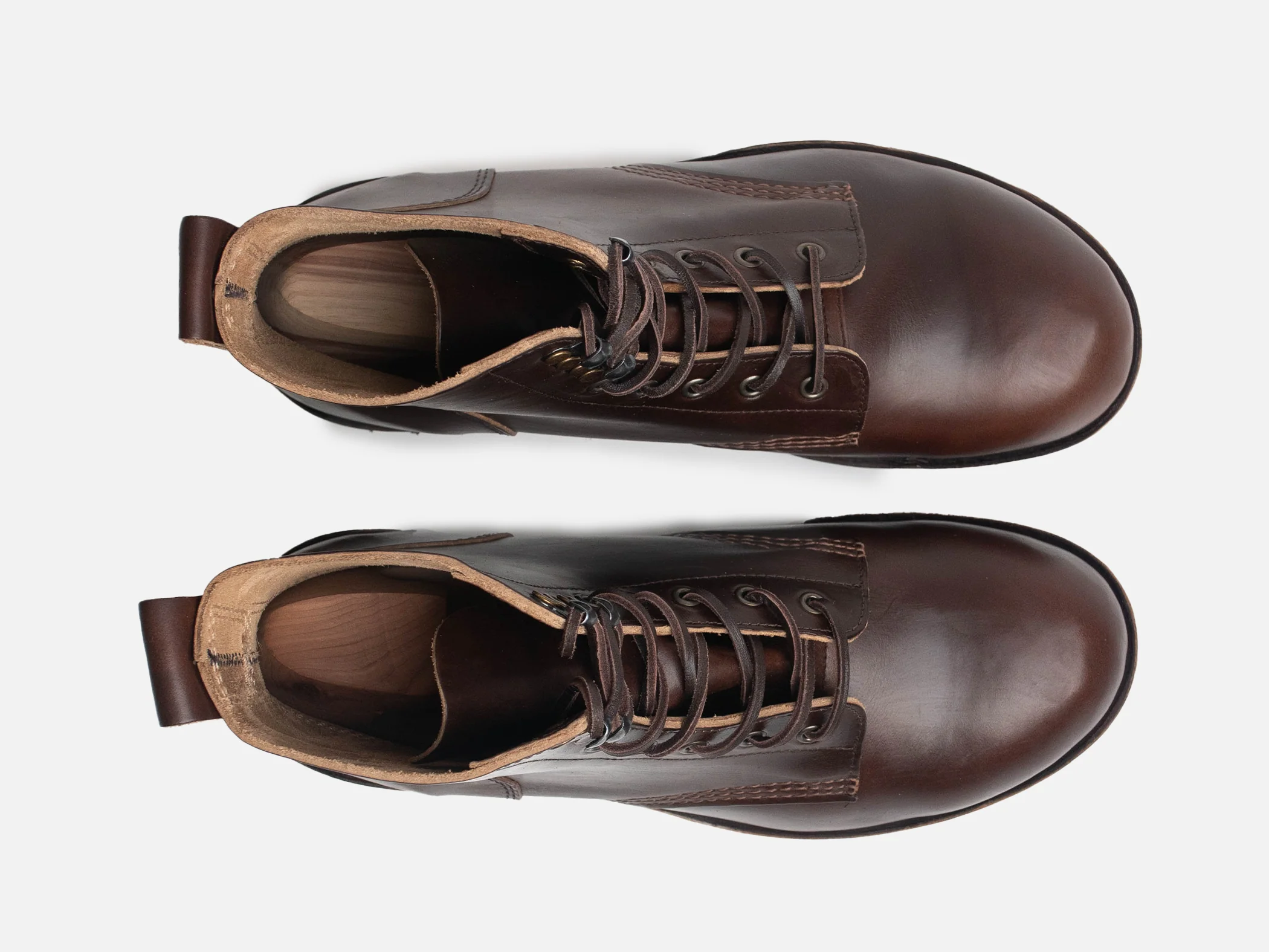 Buxton Brass Wire Construction Boot Horween Chromexcel Dark Brown PRE-ORDER - Image 6