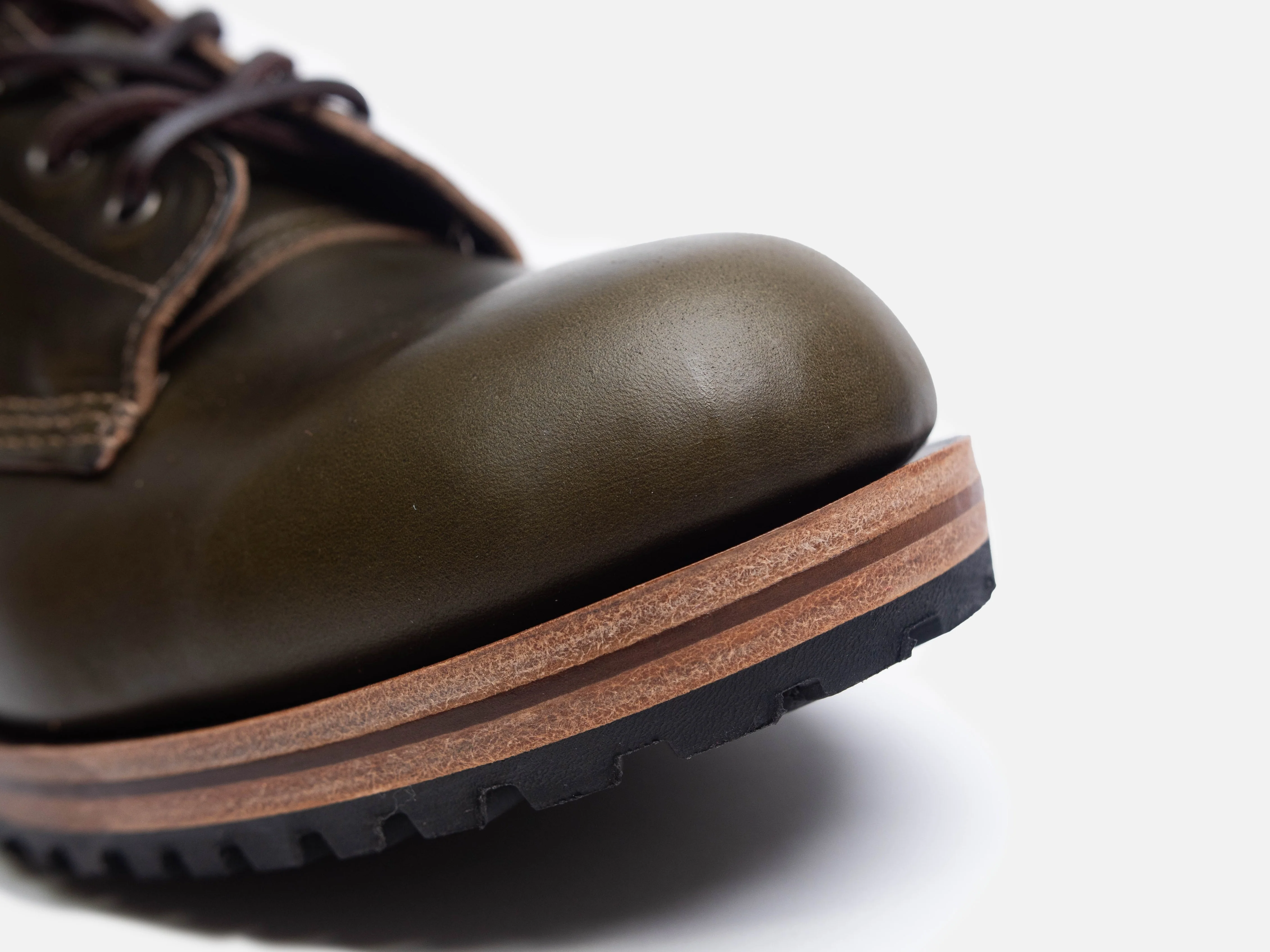 Buxton Brass Wire Construction Boot Horween Chromexcel Forest Green PRE-ORDER - Image 6