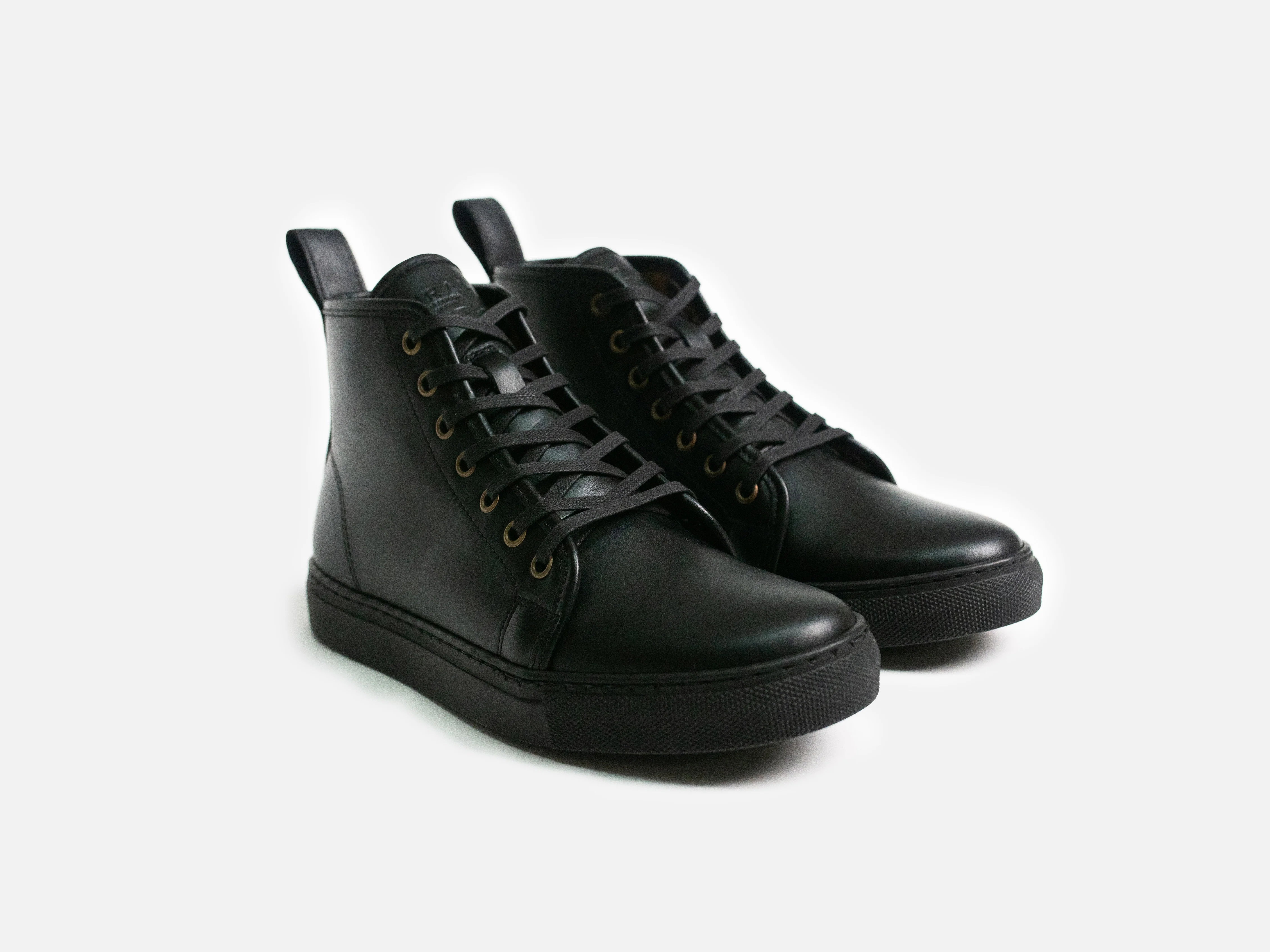 EYAM High Top Sneaker - Calfskin Nappa Black (Womens) - Image 3