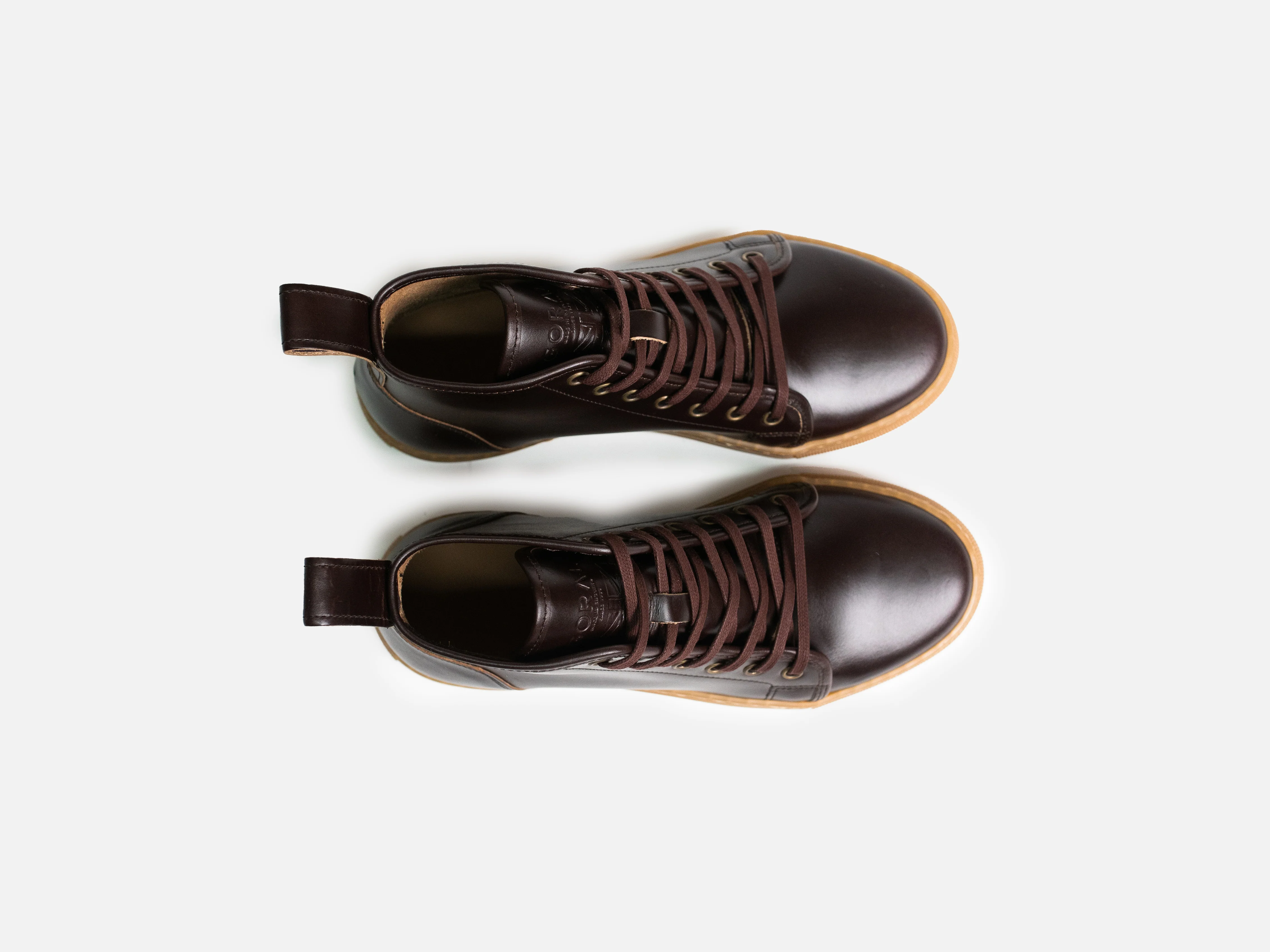 EYAM High Top Sneaker - Charles F Stead Beaumont Dark Brown (Womens) - Image 3