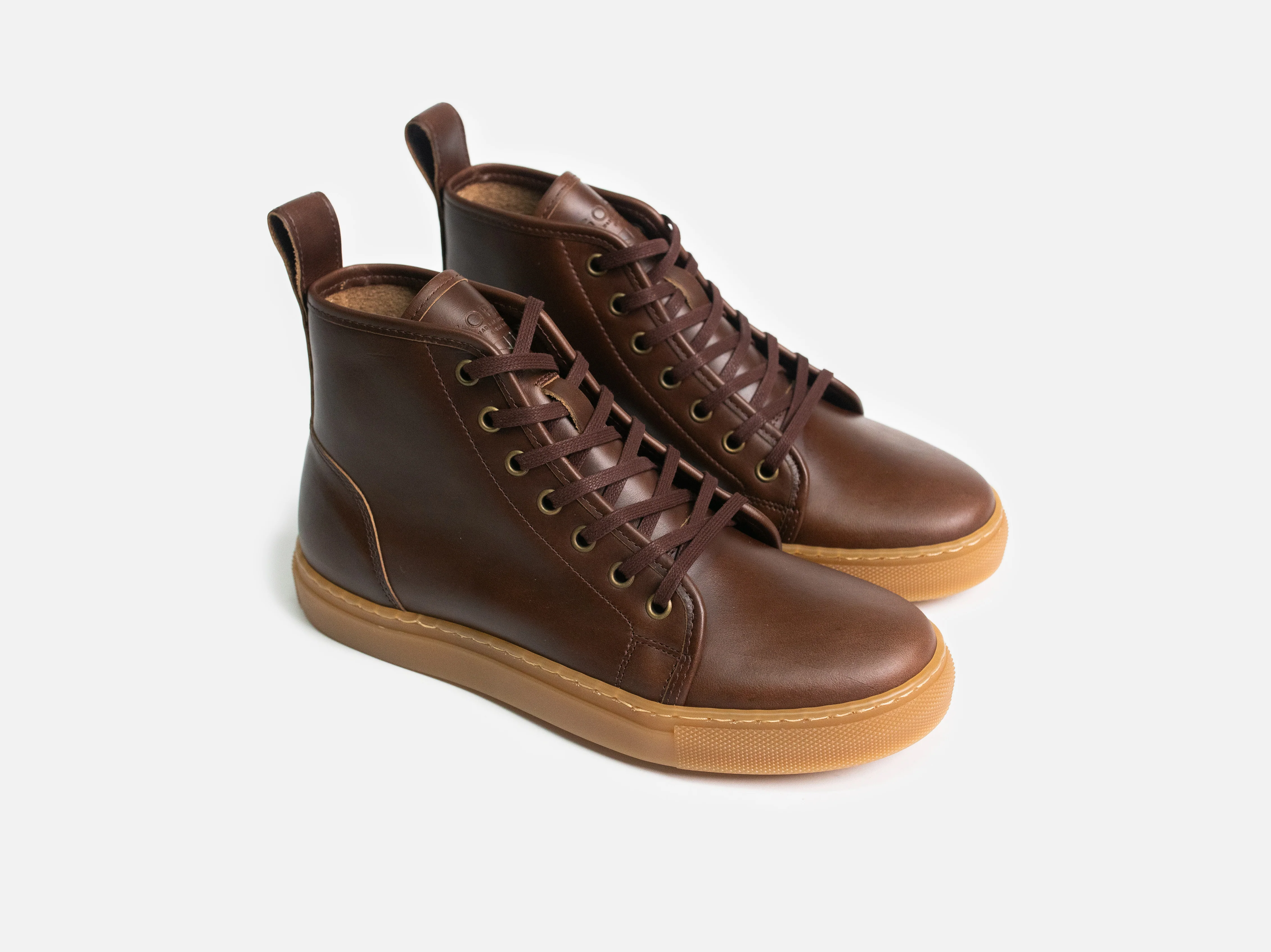 EYAM High Top Sneaker - Charles F Stead Beaumont Natural Brown (Womens) - Image 3