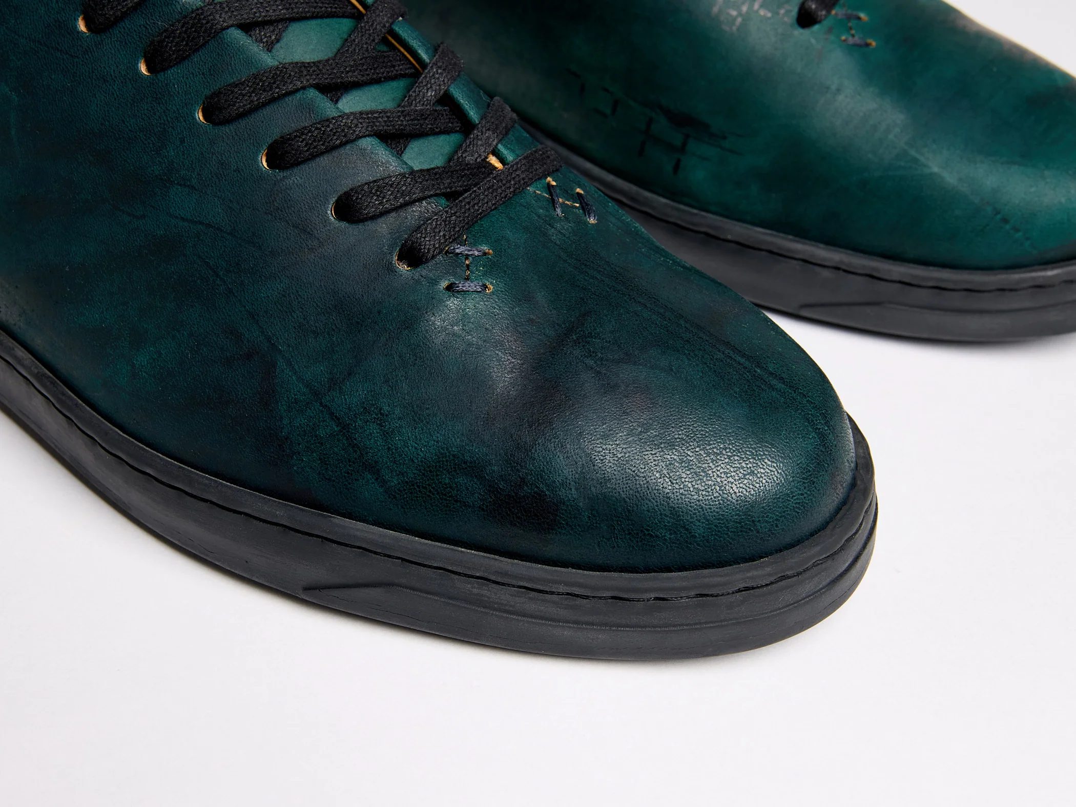 Hanley Sneaker - Horween Shell Cordovan Reverse Black - Image 6