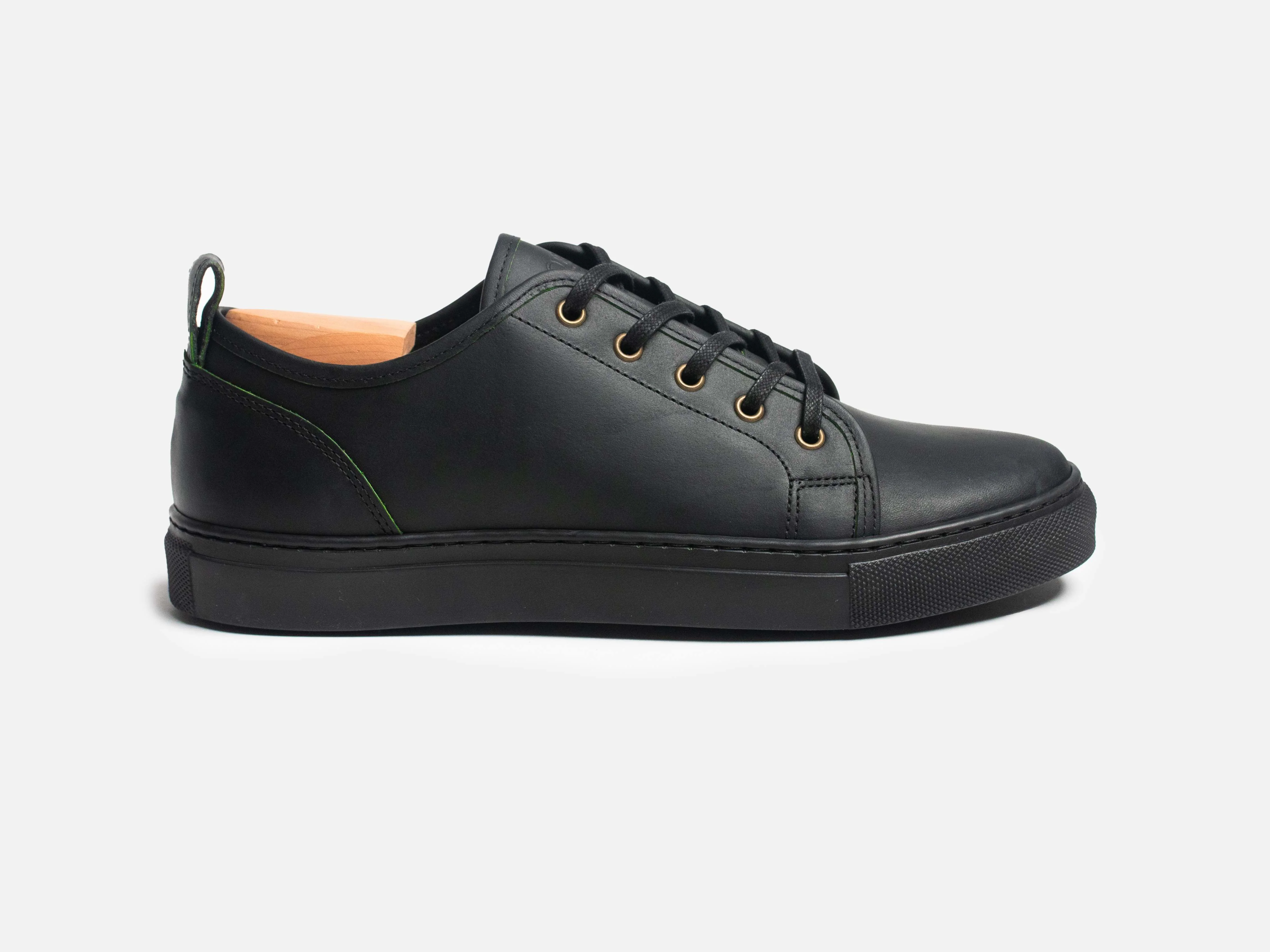 Leather and Suede Low Top Sneakers | Handmade by GORAL