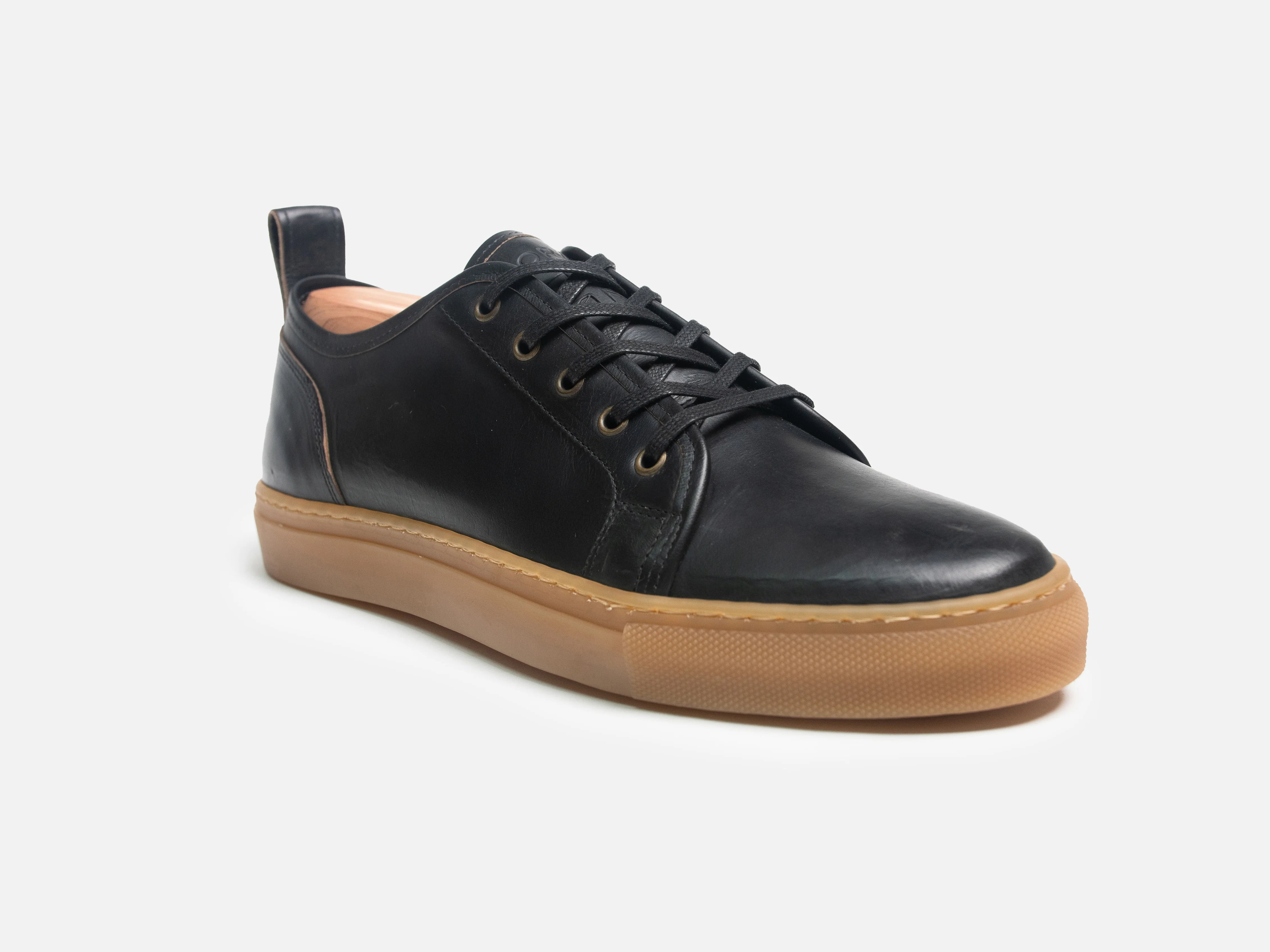 Rose Anvil X GORAL SMUGS Low Top Sneaker - Horween Black PRE-ORDER - Image 4