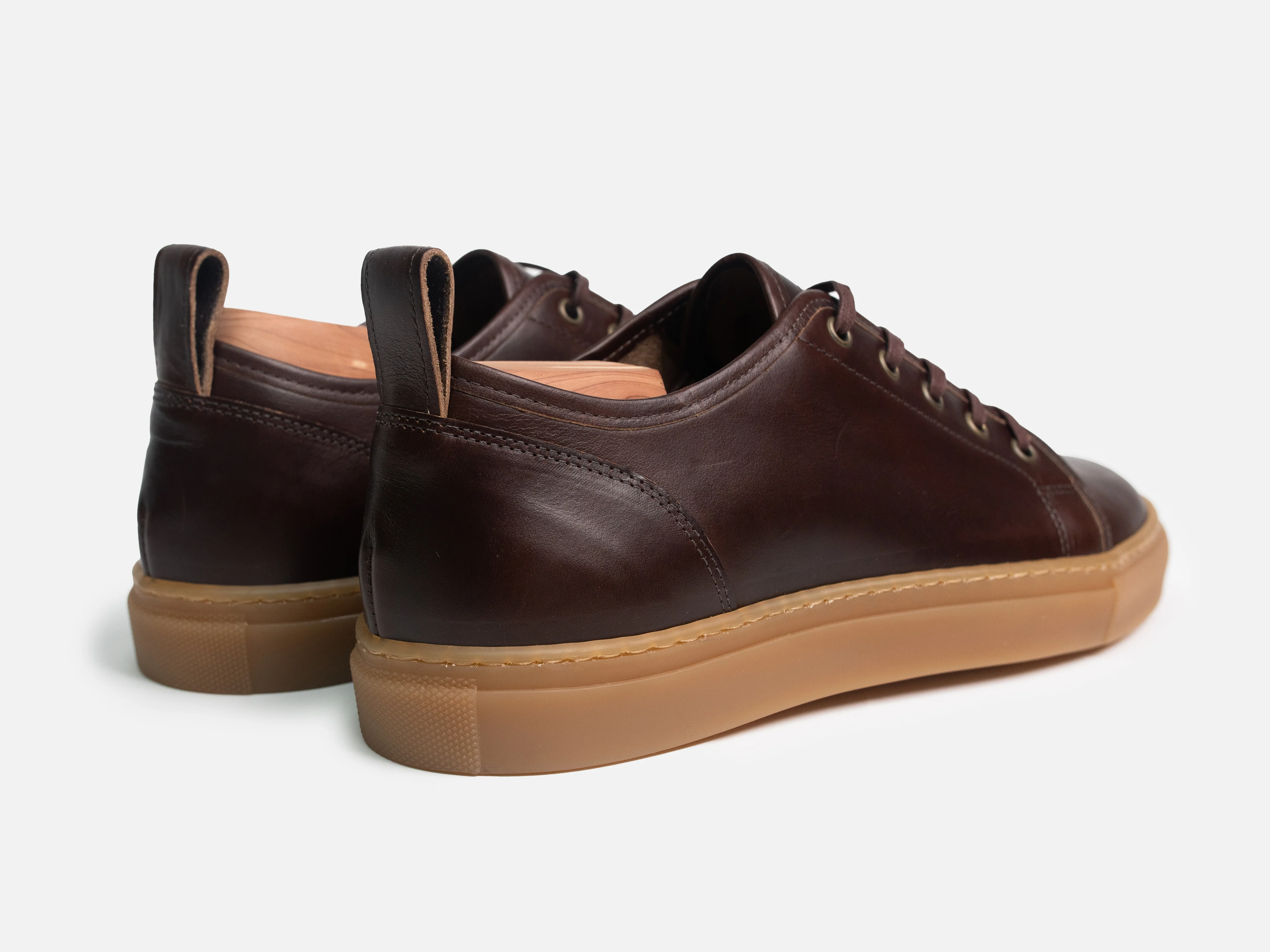 Rose Anvil X GORAL SMUGS Low Top Sneaker - Horween Brown PRE-ORDER - Image 3