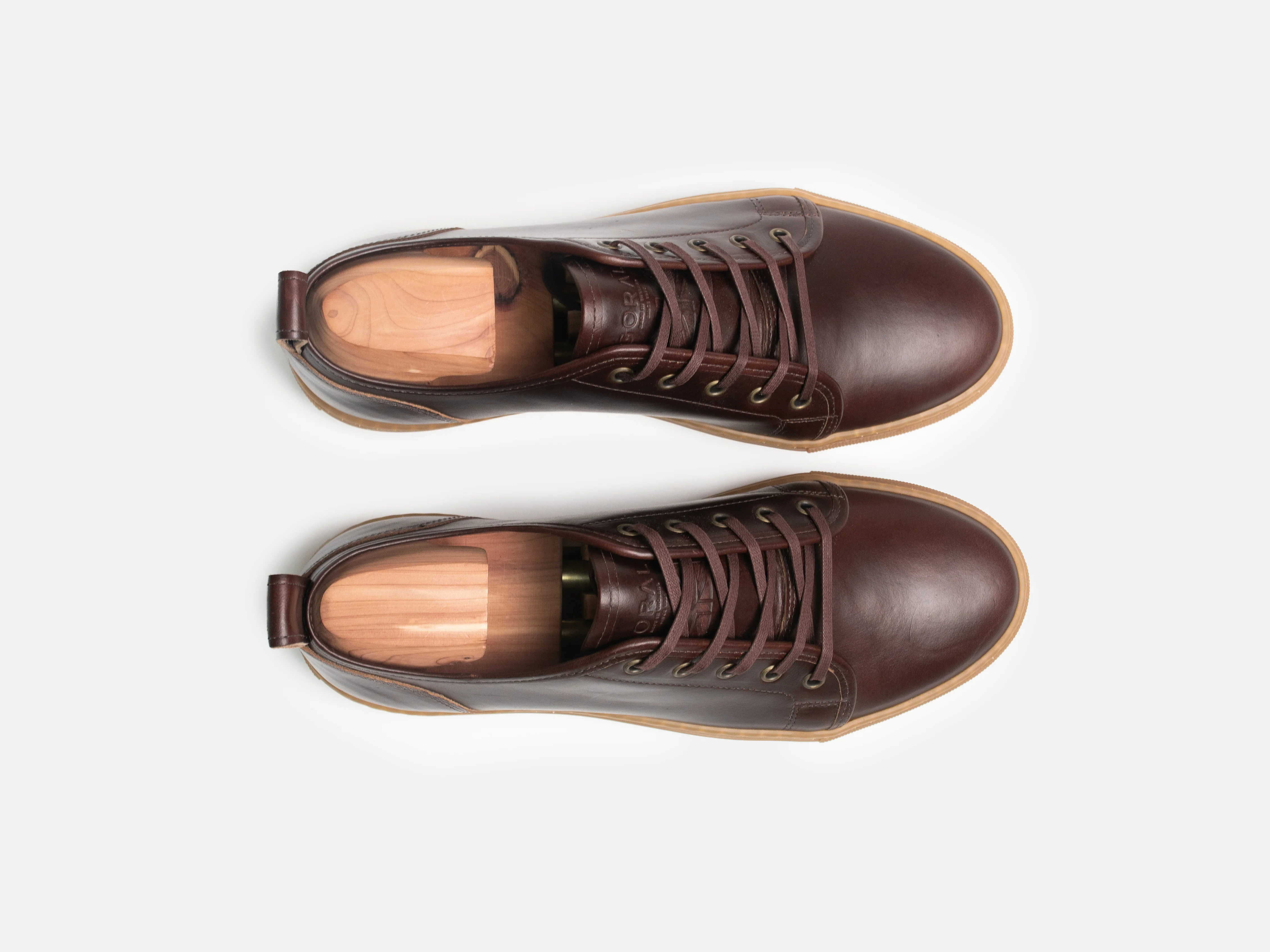Rose Anvil X GORAL SMUGS Low Top Sneaker - Horween Brown PRE-ORDER - Image 4