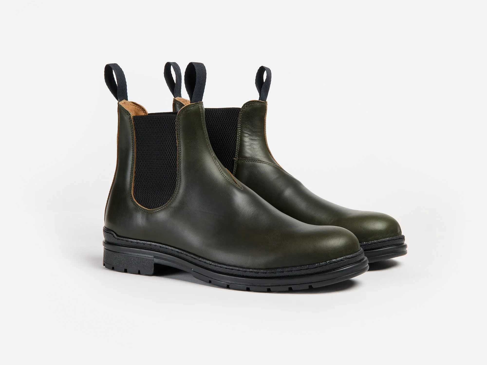 The Baslow Chelsea Boot - Horween Chromexcel Forest Green Leather - Image 3