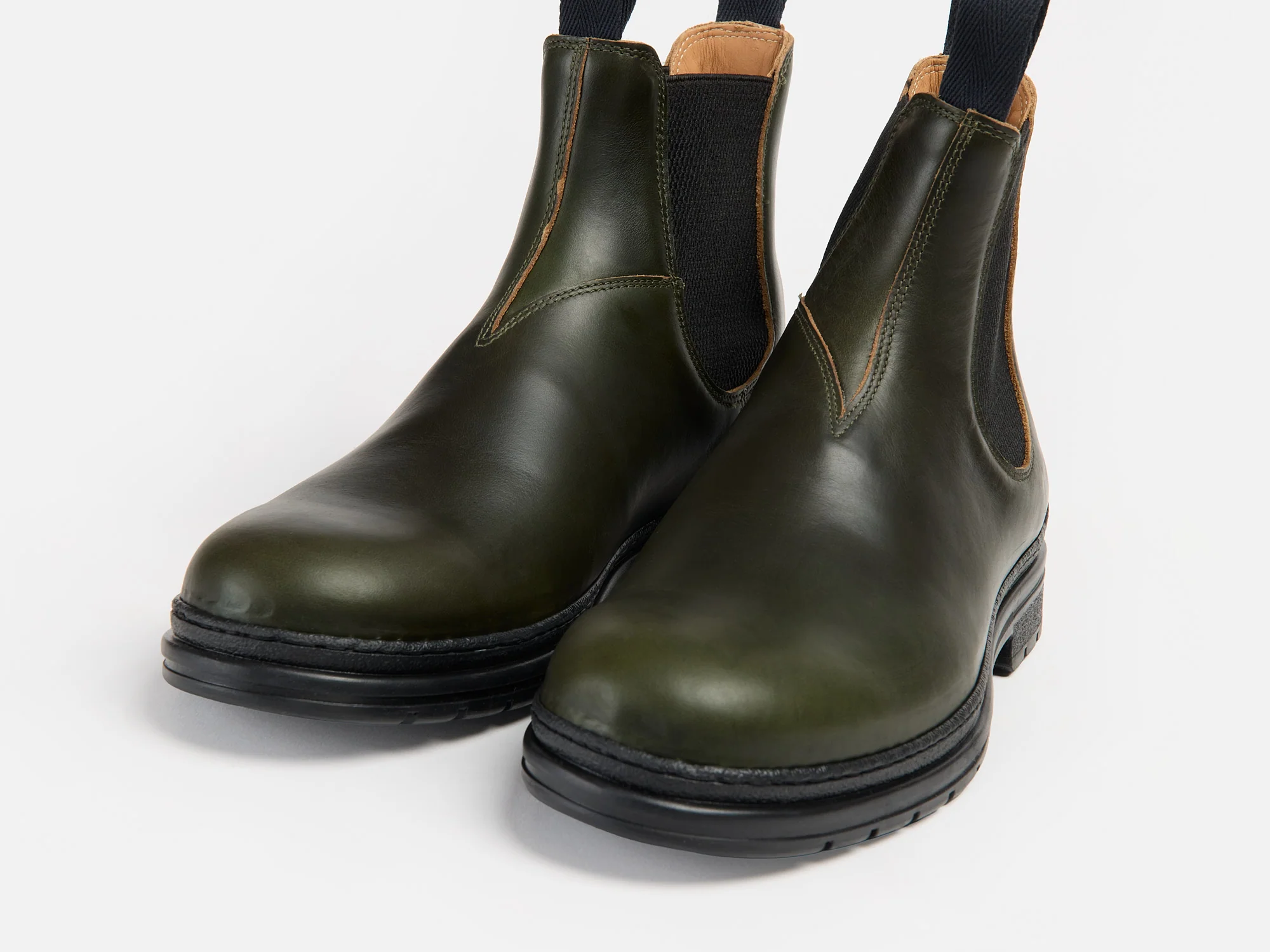 The Baslow Chelsea Boot - Horween Chromexcel Forest Green Leather - Image 6