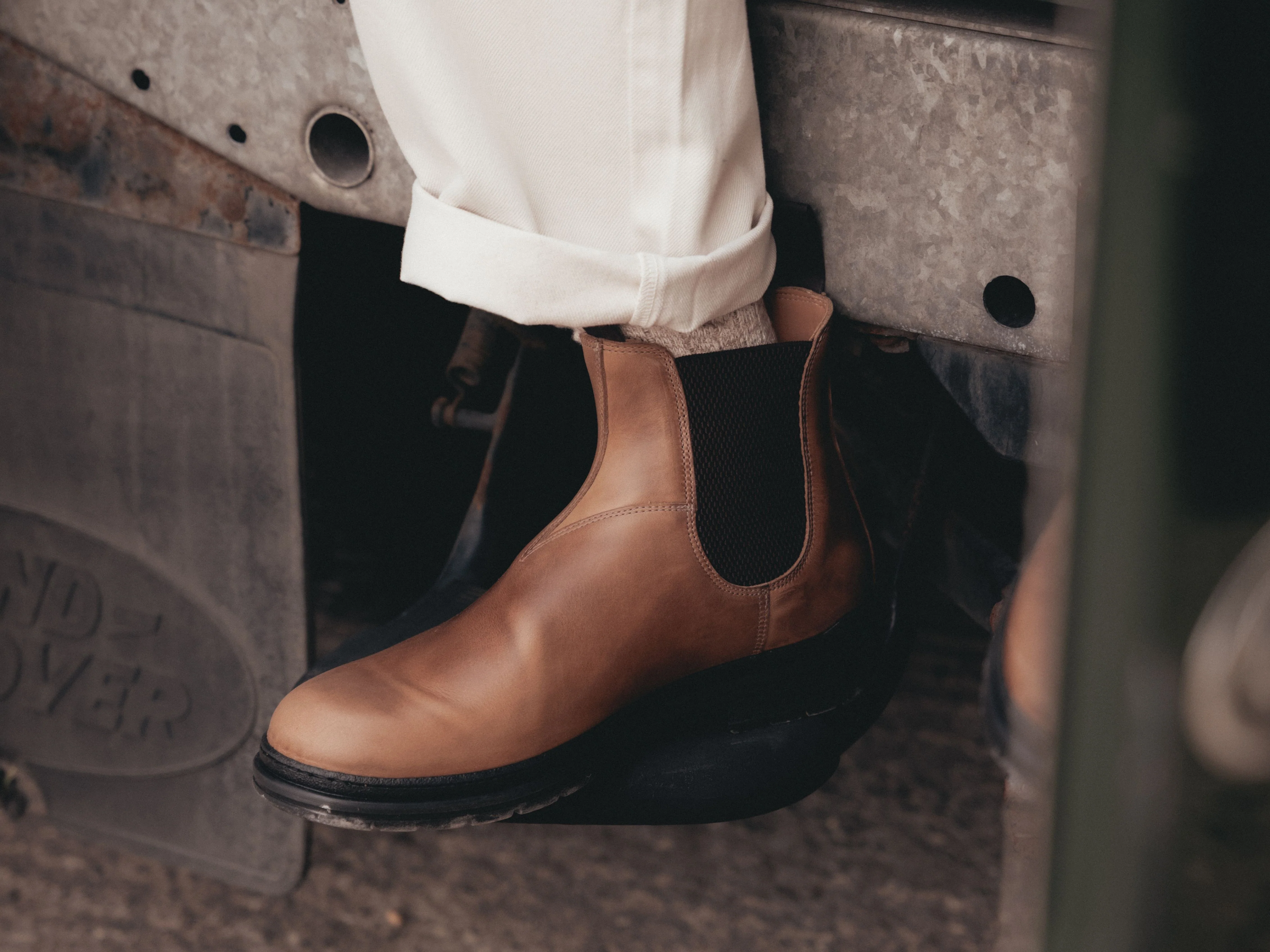 The Baslow Chelsea Boot - Horween Chromexcel Natural Leather - Image 9