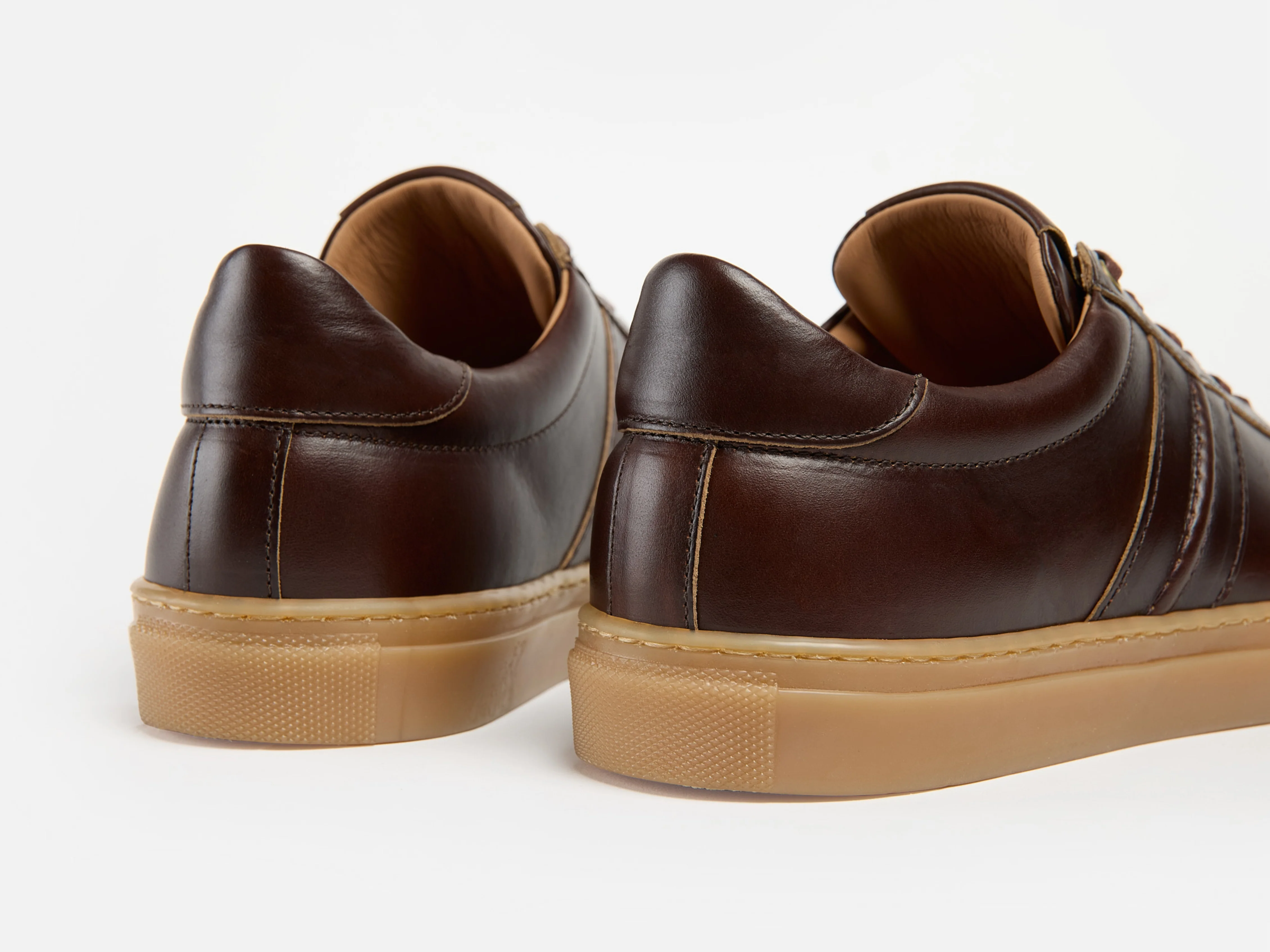 The Boulsover Low Top Sneakers - Horween Chromexcel Dark Brown Leather - Image 7