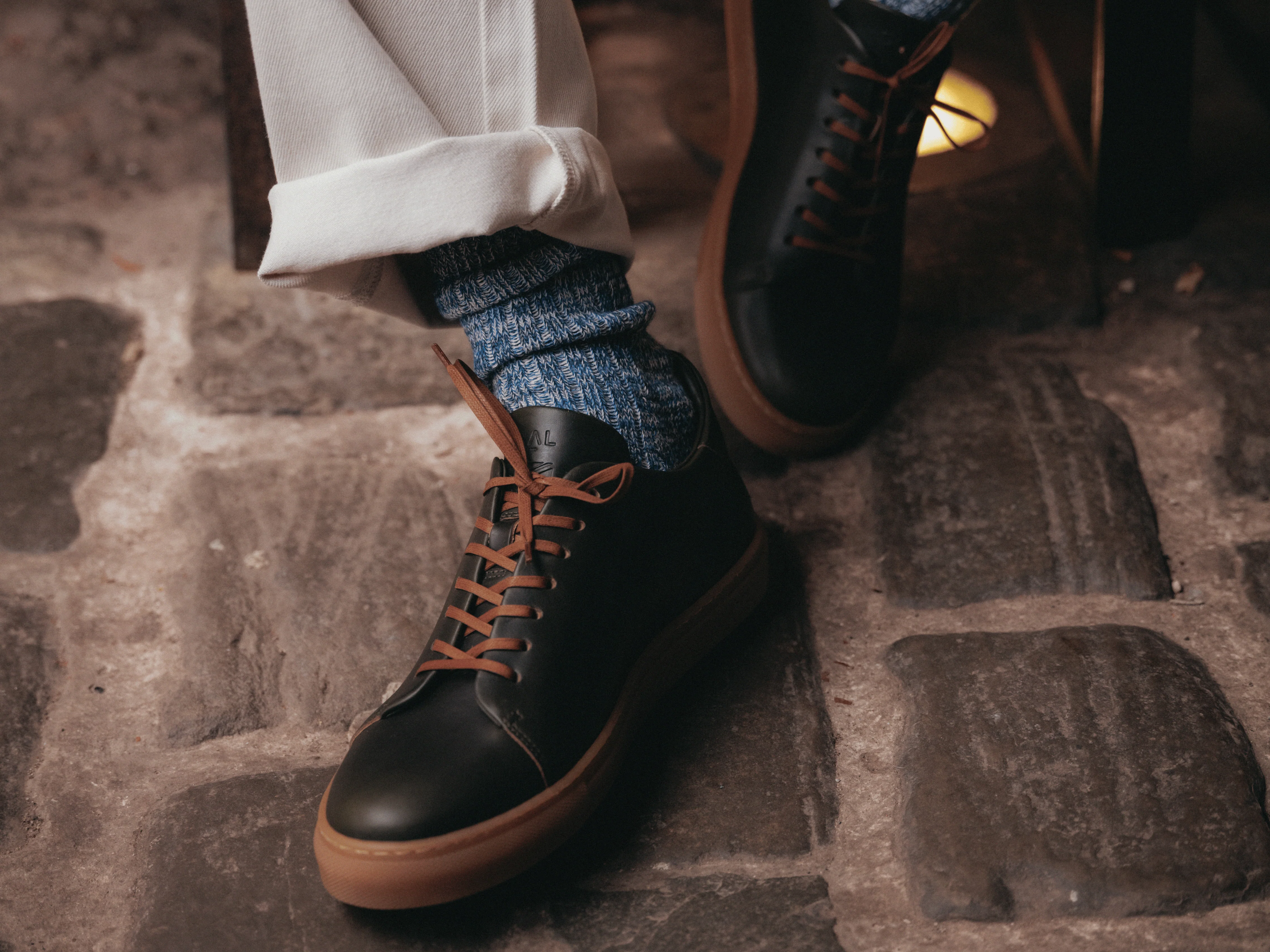 The Mellor II Sneaker - Horween Forest Green Leather - Image 4