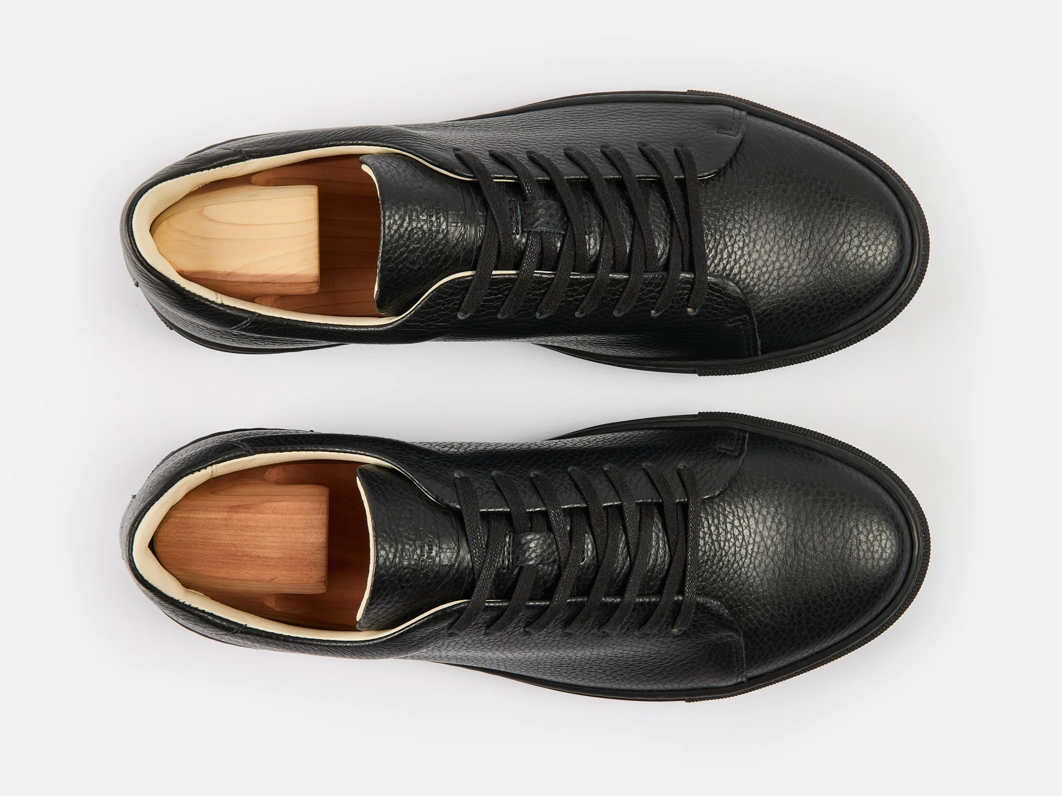 The Mellor II Sneaker - Mastrotto Adria Black Leather - Image 3
