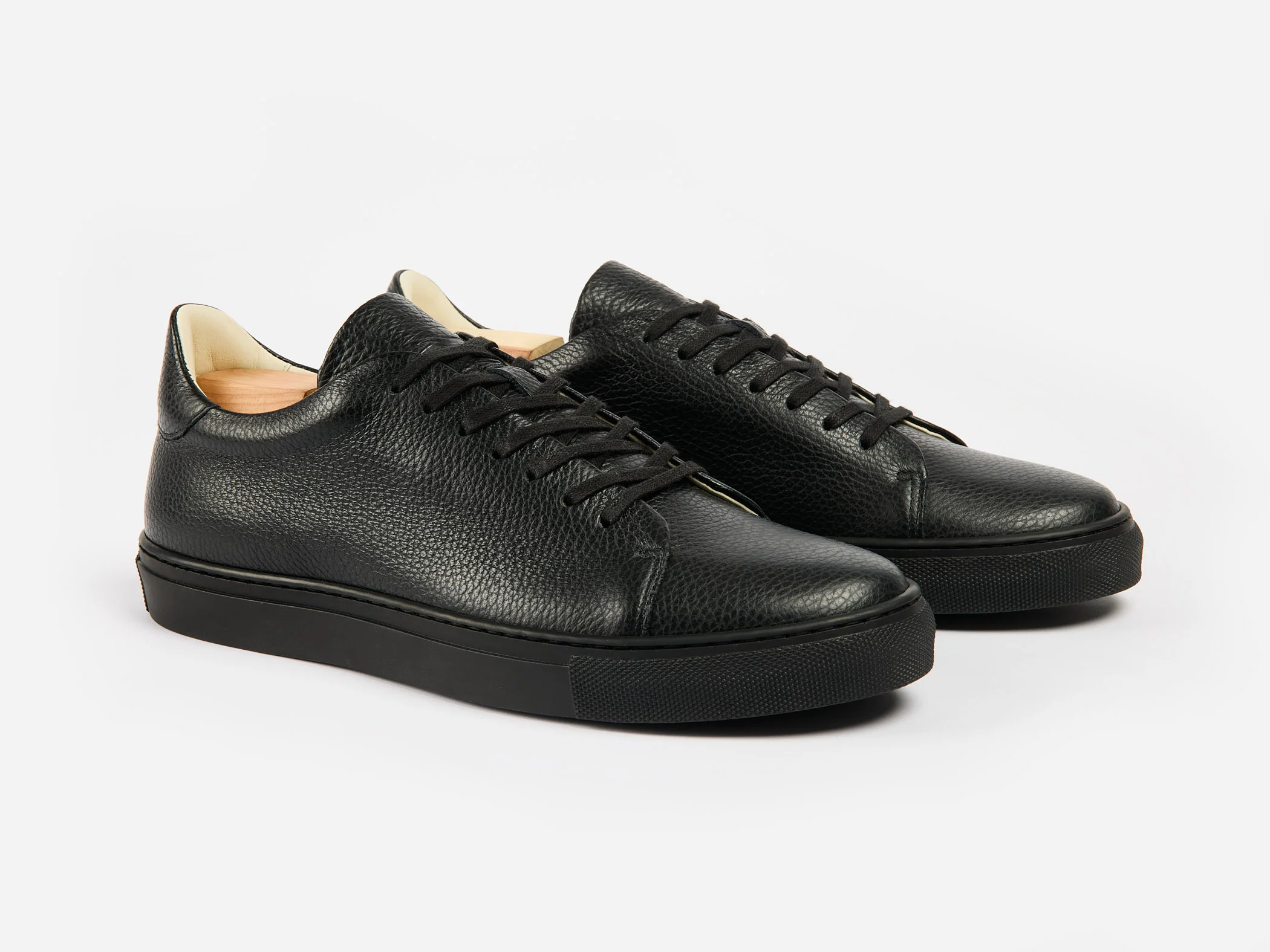 The Mellor II Sneaker - Mastrotto Adria Black Leather - Image 4