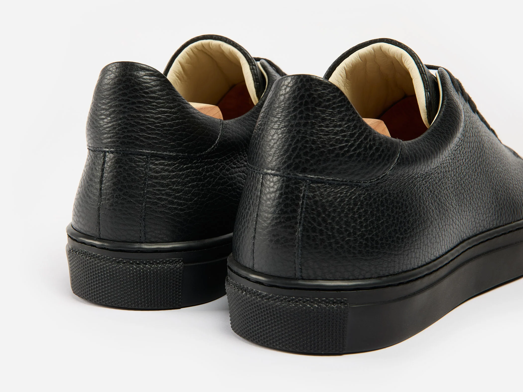 The Mellor II Sneaker - Mastrotto Adria Black Leather - Image 6