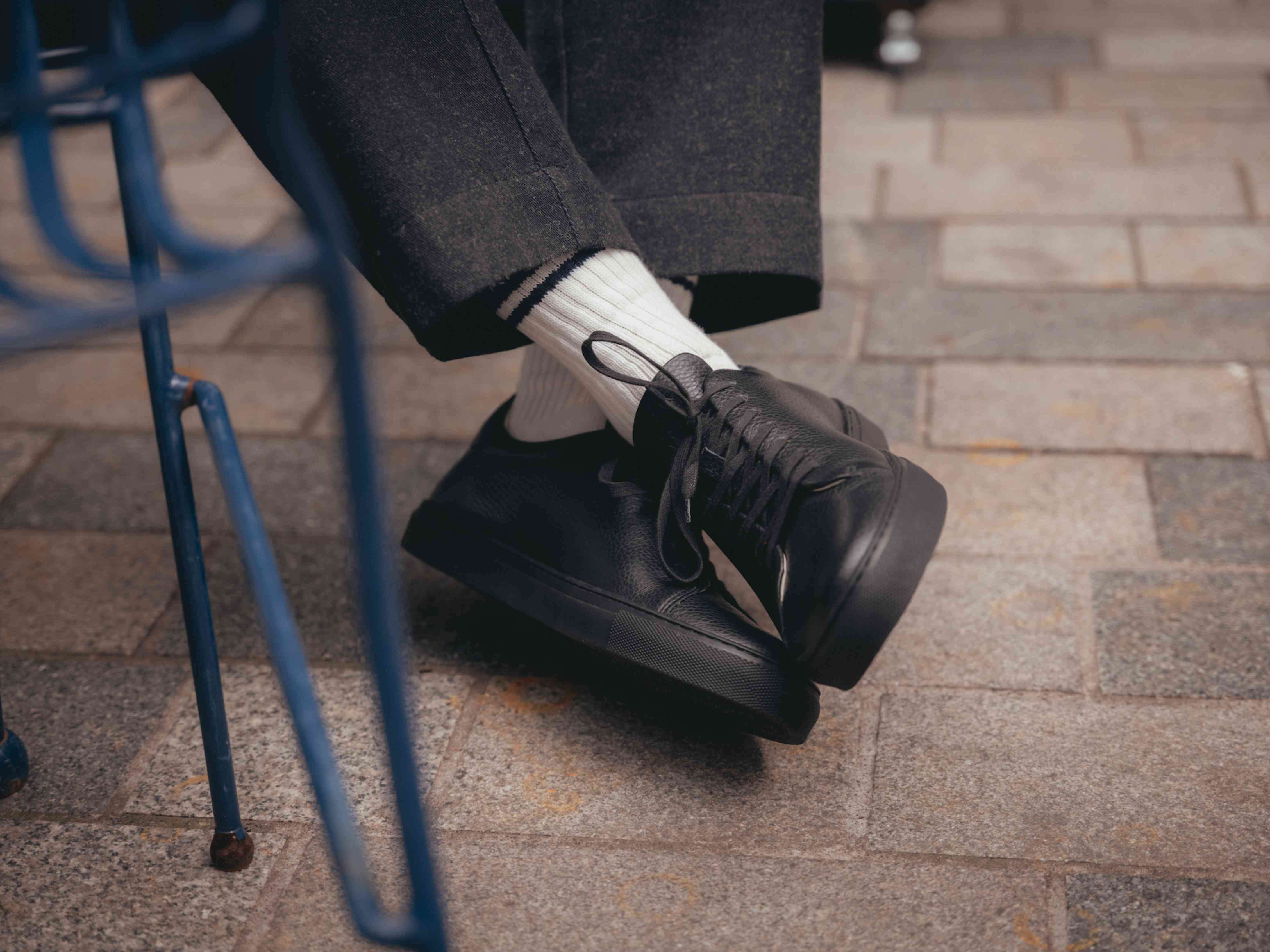 The Mellor II Sneaker - Mastrotto Adria Black Leather - Image 8
