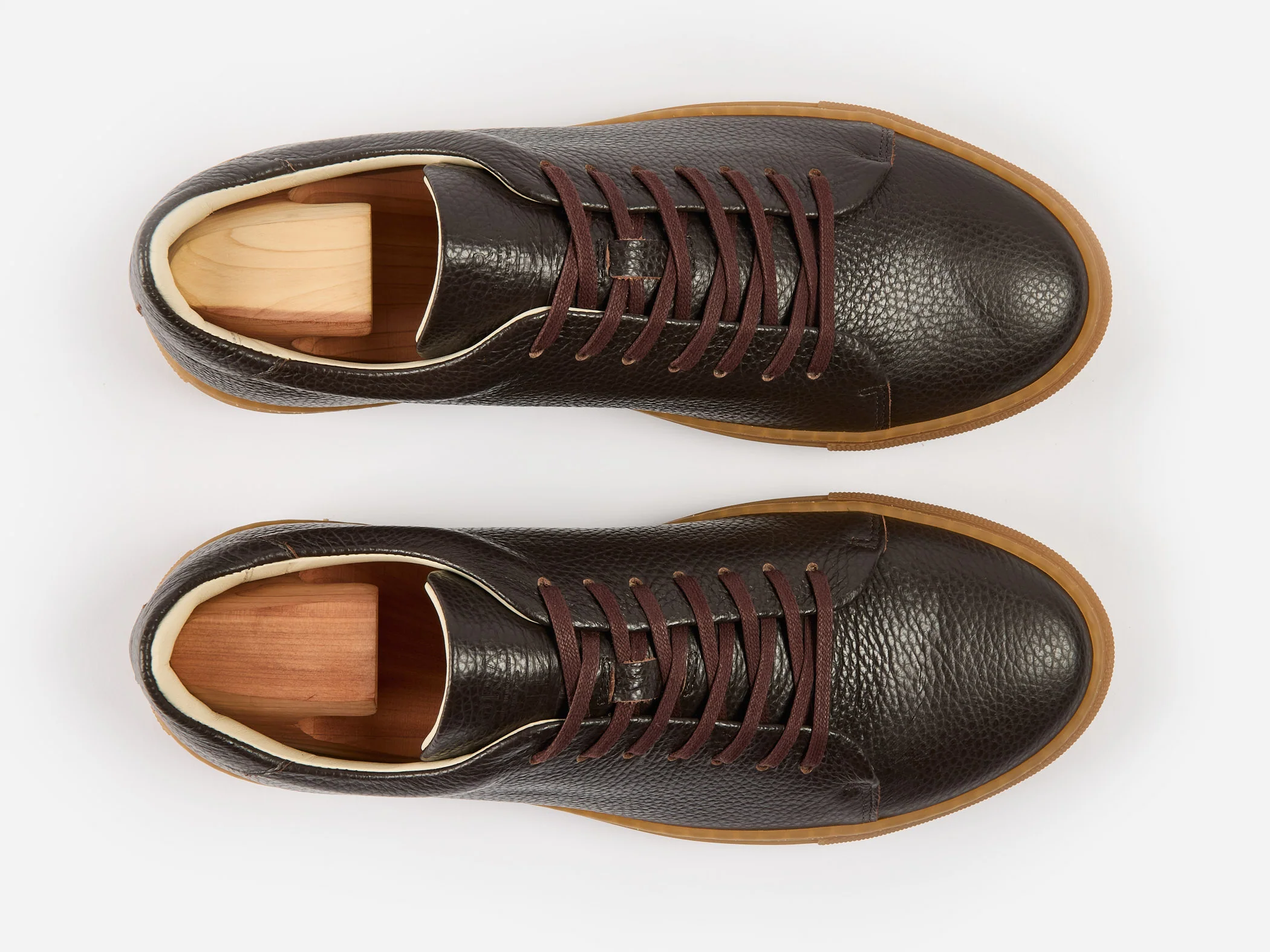 The Mellor II Sneaker - Mastrotto Adria Chocolate Leather - Ready To Ship - Image 3