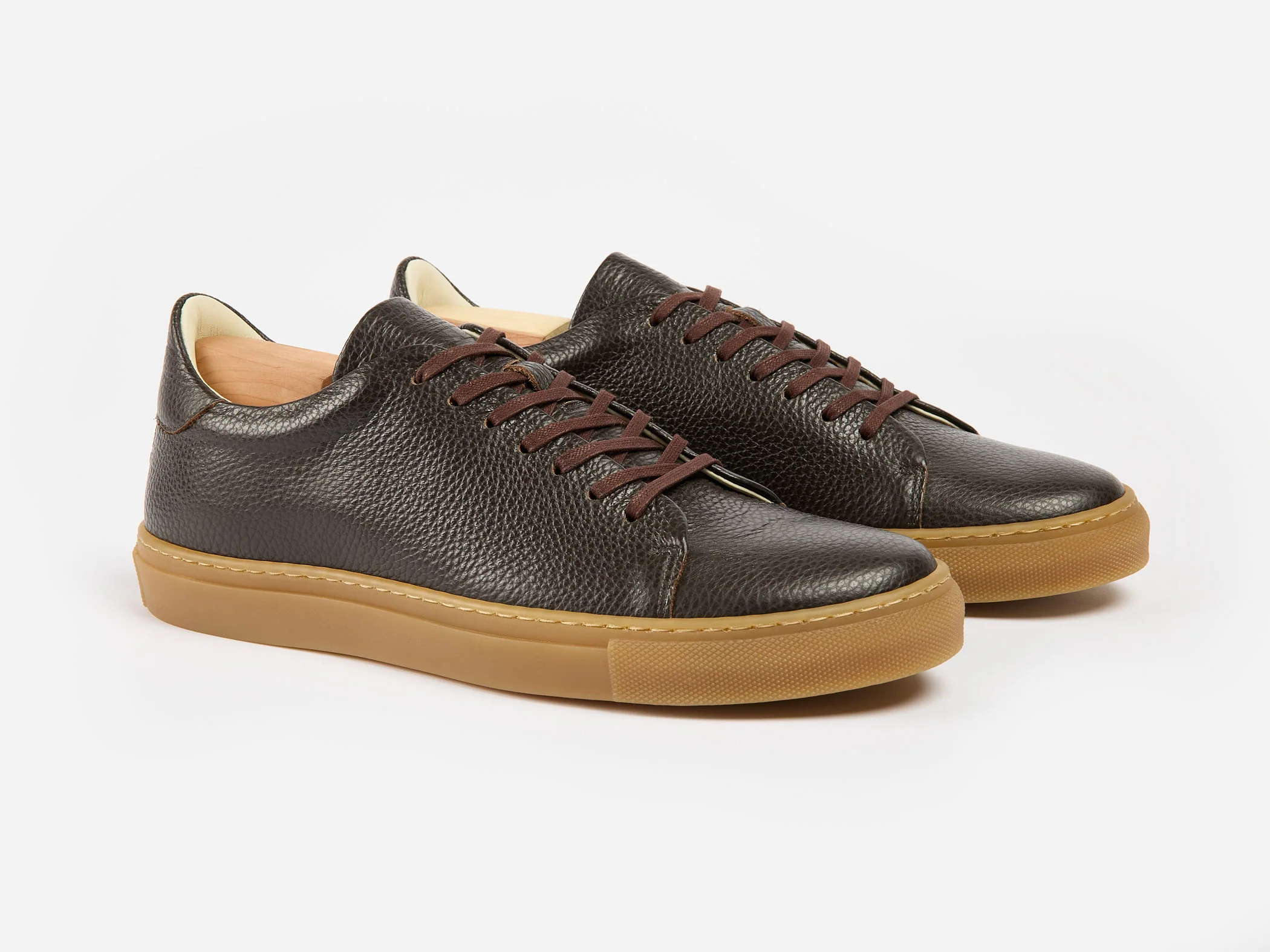 The Mellor II Sneaker - Mastrotto Adria Chocolate Leather - Ready To Ship - Image 4