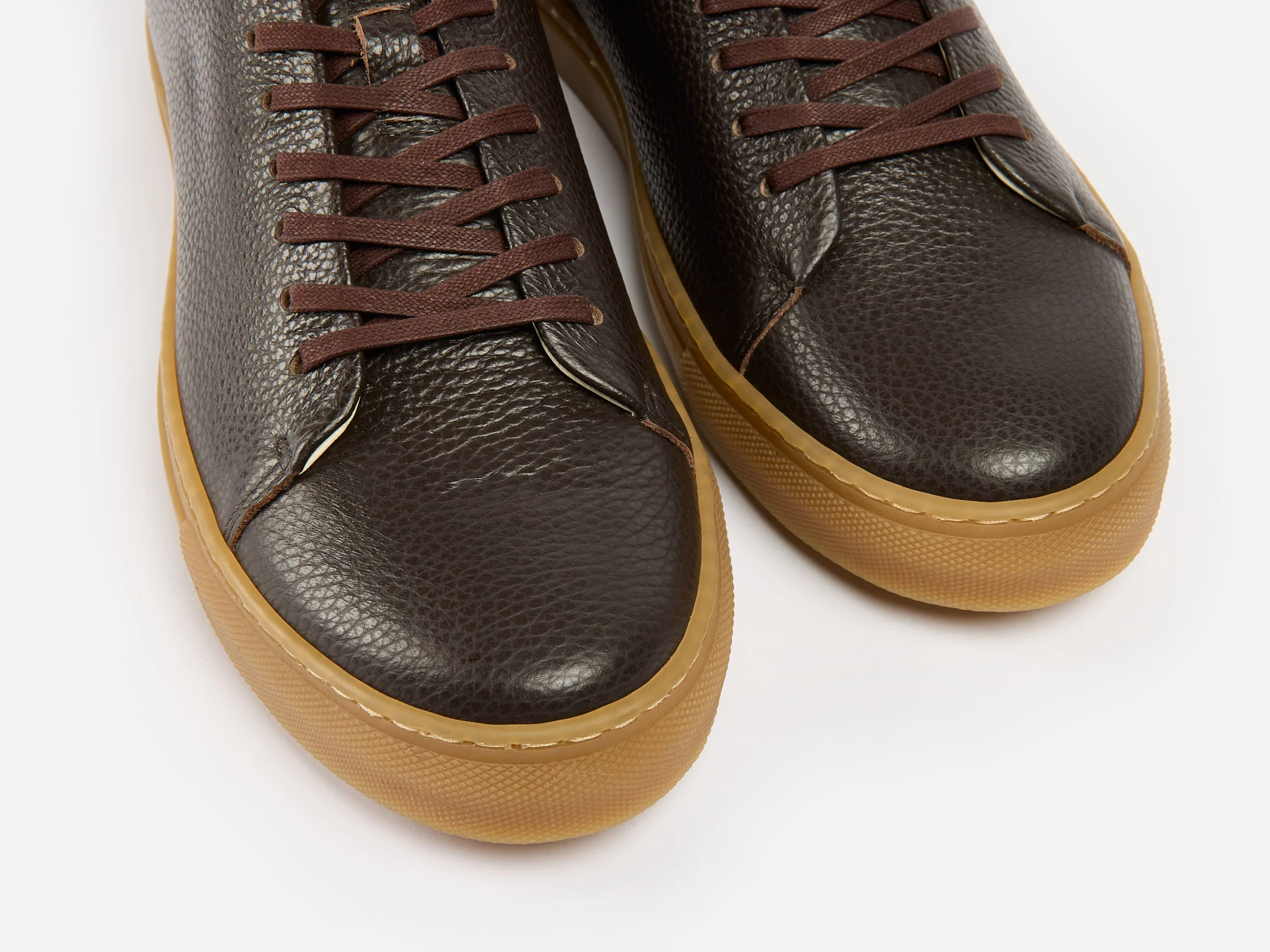 The Mellor II Sneaker - Mastrotto Adria Chocolate Leather - Ready To Ship - Image 5