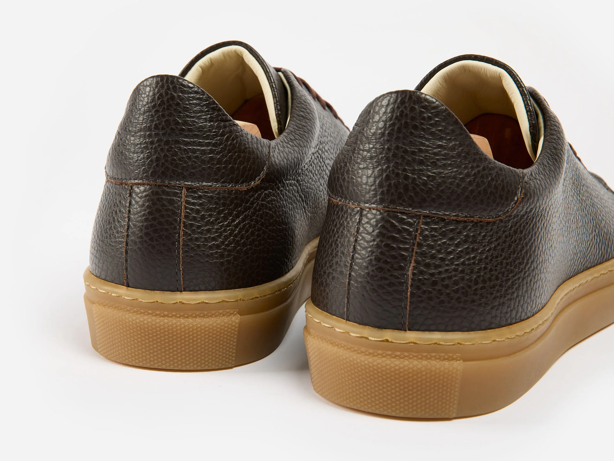 The Mellor II Sneaker - Mastrotto Adria Chocolate Leather - Ready To Ship - Image 6