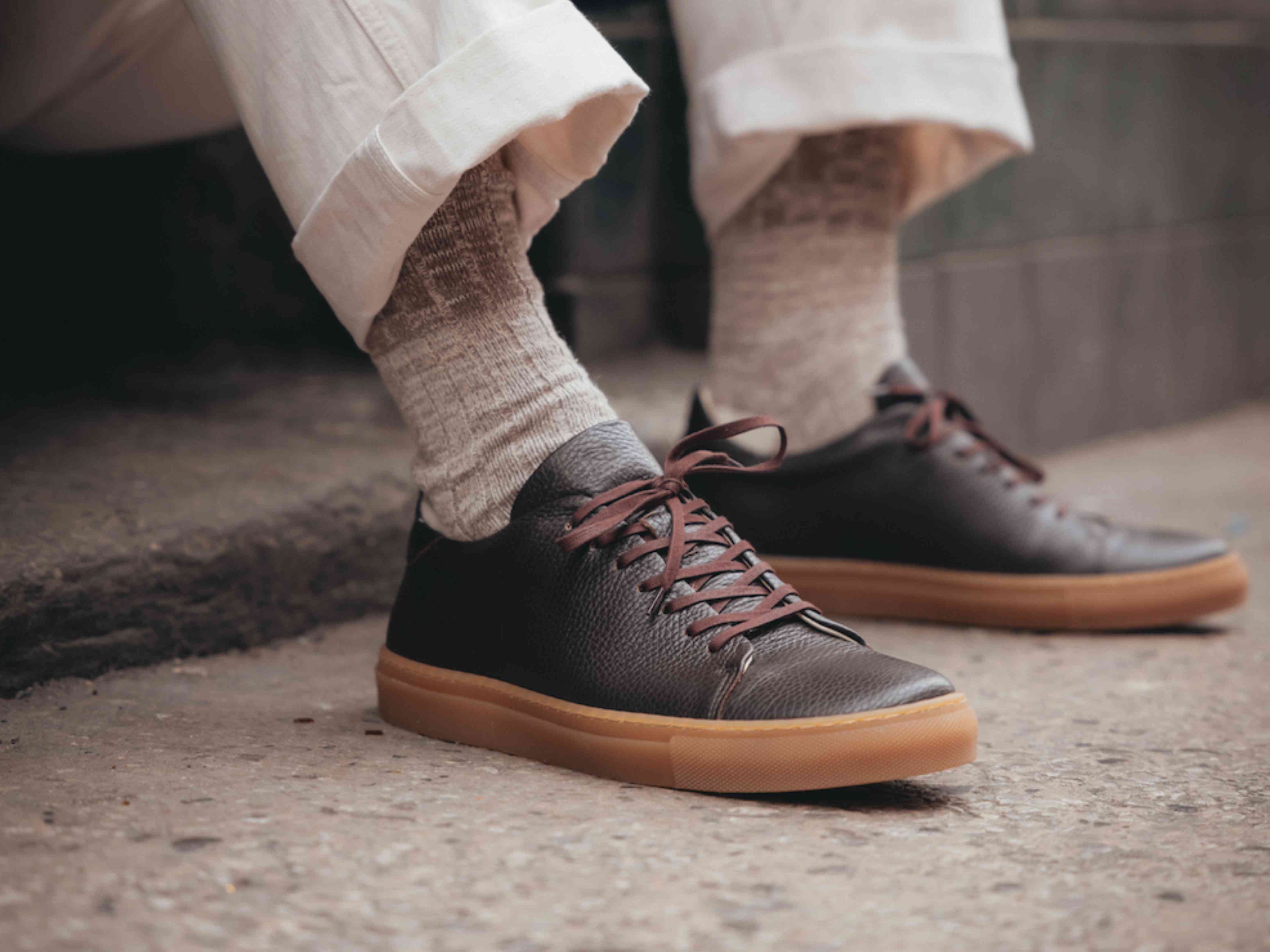 The Mellor II Sneaker - Mastrotto Adria Chocolate Leather - Ready To Ship - Image 7