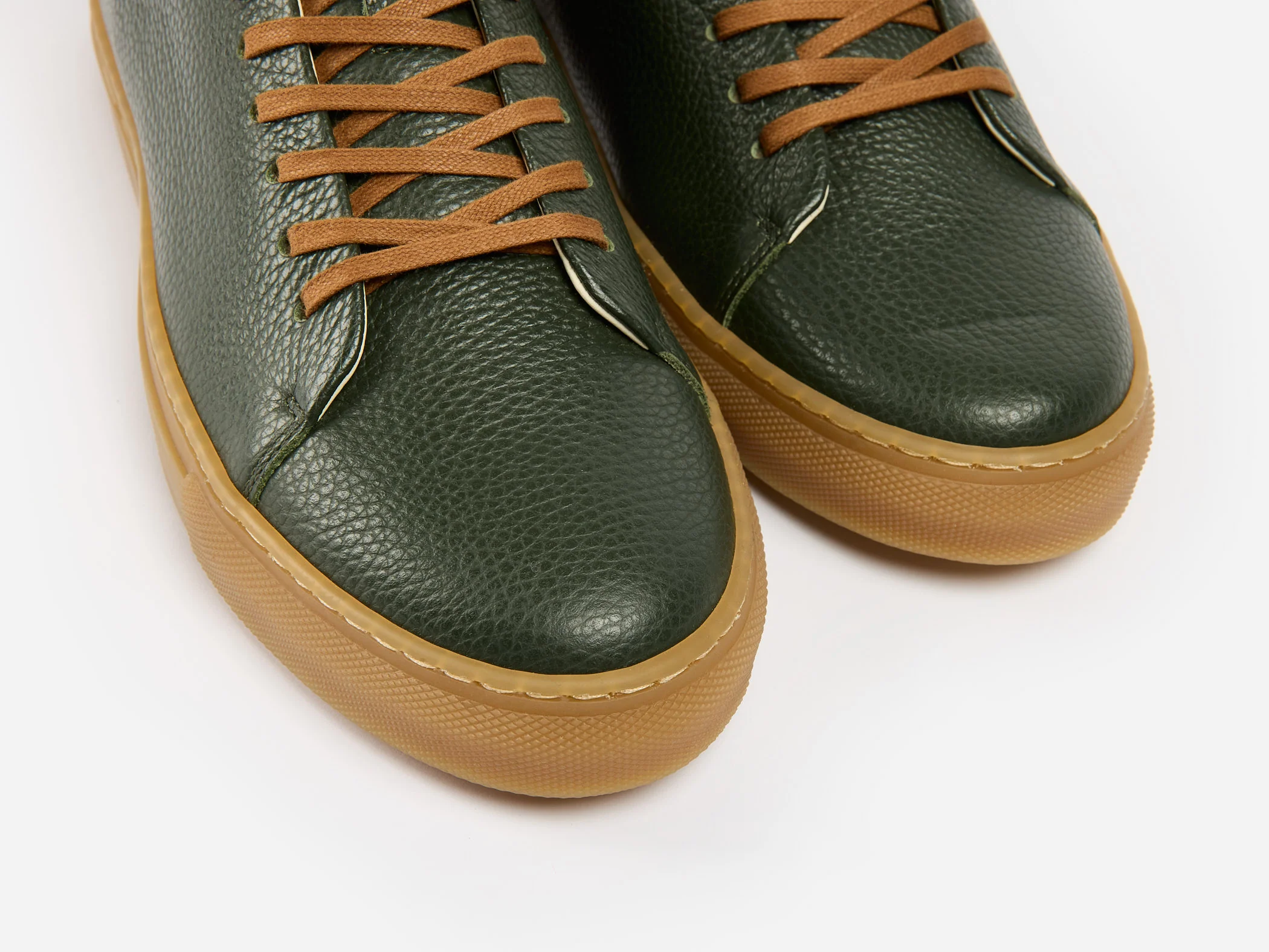 The Mellor II Sneaker - Mastrotto Adria Green Leather - Ready To Ship - Image 4