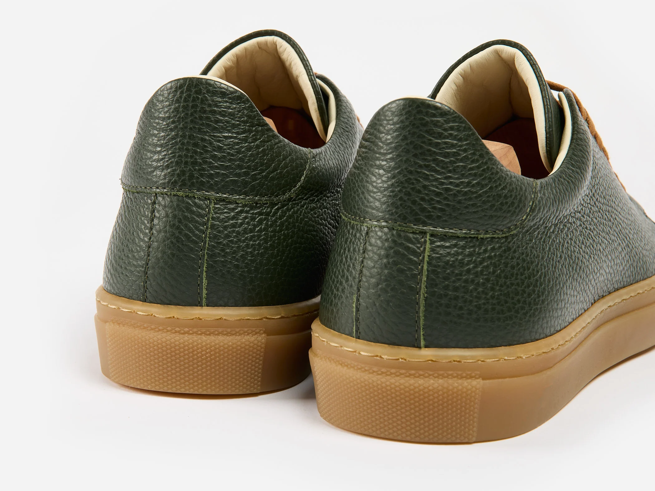 The Mellor II Sneaker - Mastrotto Adria Green Leather - Ready To Ship - Image 5