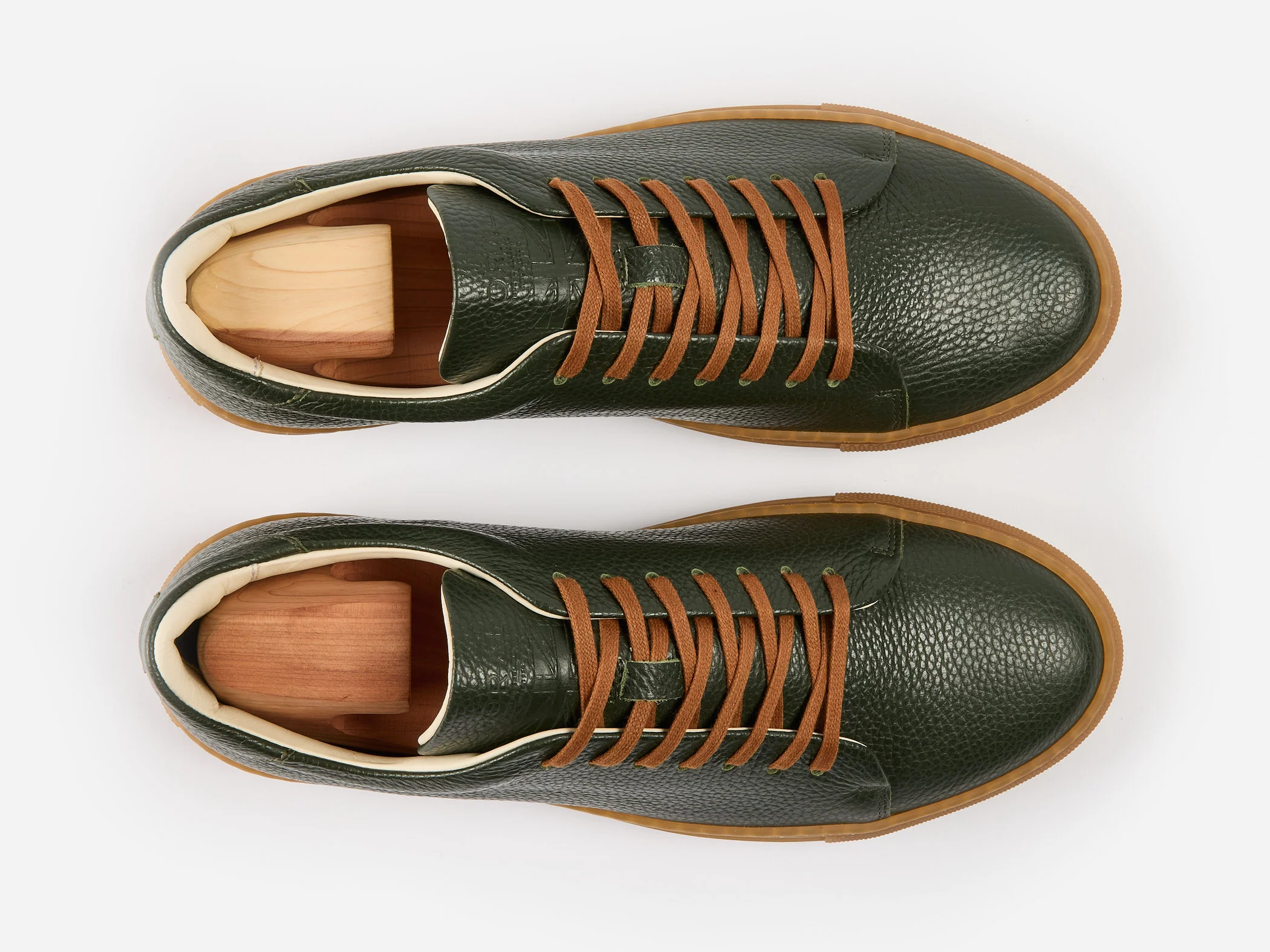 The Mellor II Sneaker - Mastrotto Adria Green Leather - Ready To Ship - Image 7