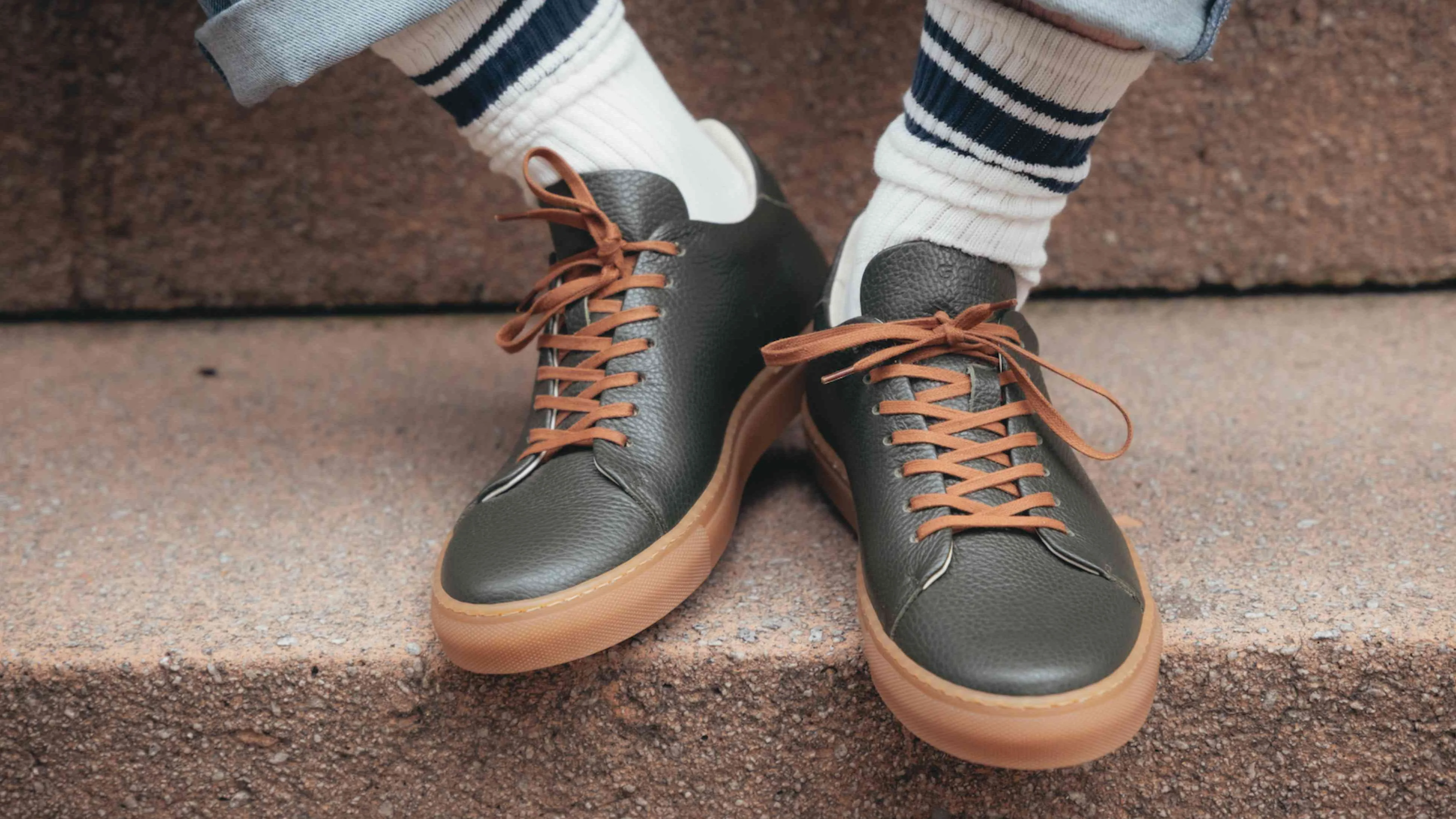 The Mellor II Sneaker - Mastrotto Adria Green Leather - Ready To Ship - Image 8