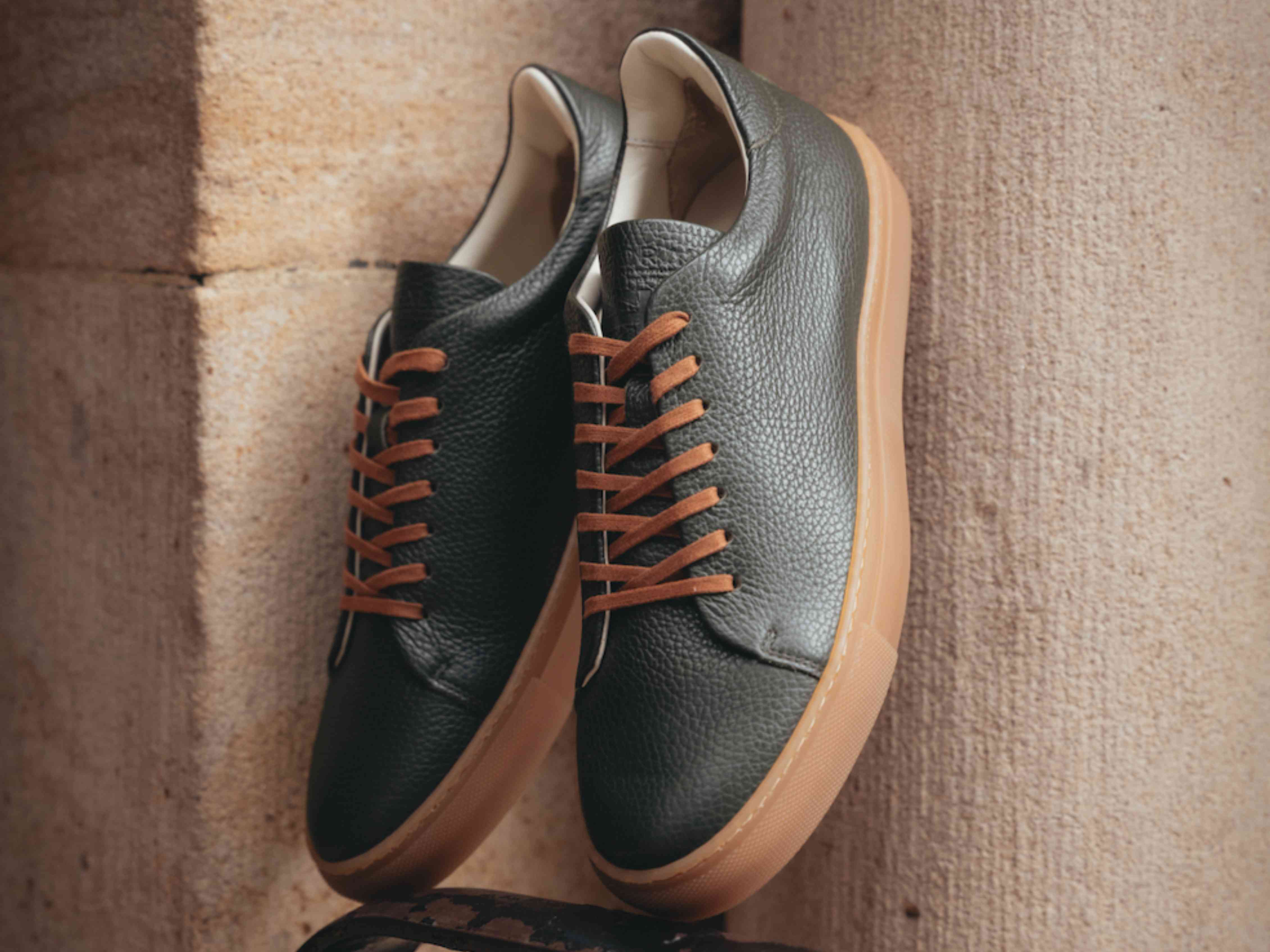 The Mellor II Sneaker - Mastrotto Adria Green Leather - Ready To Ship - Image 9