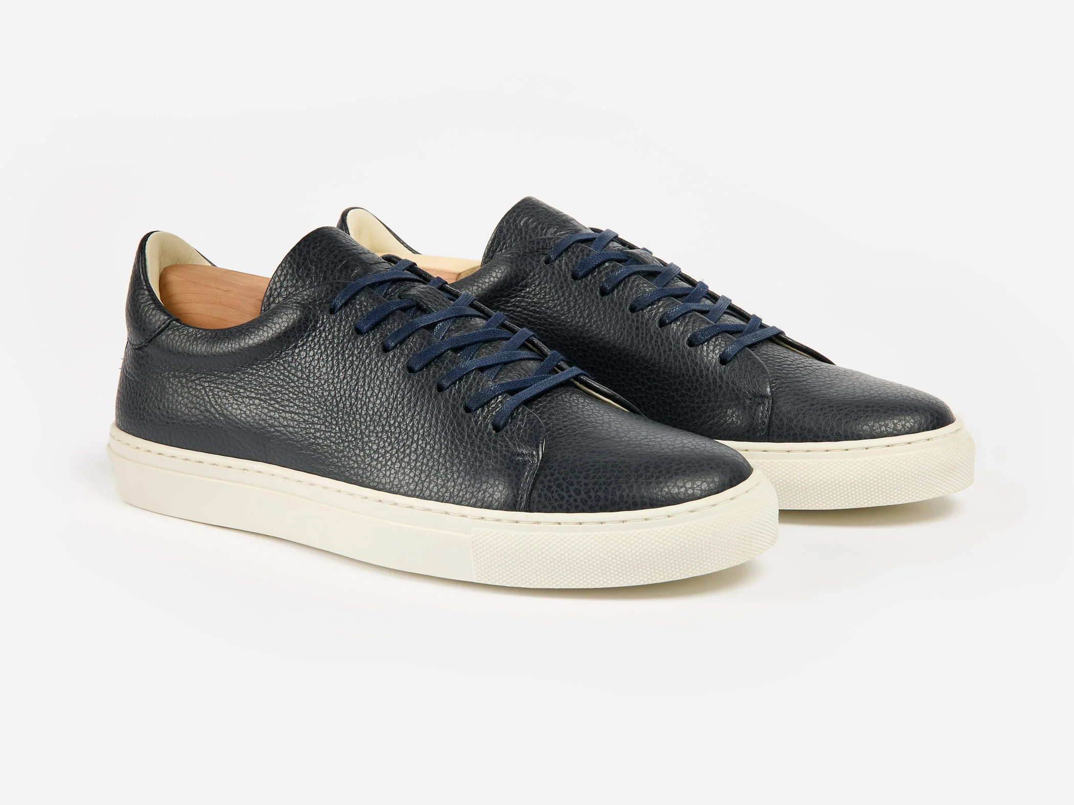 The Mellor II Sneaker - Mastrotto Adria Navy Leather - Ready To Ship - Image 4