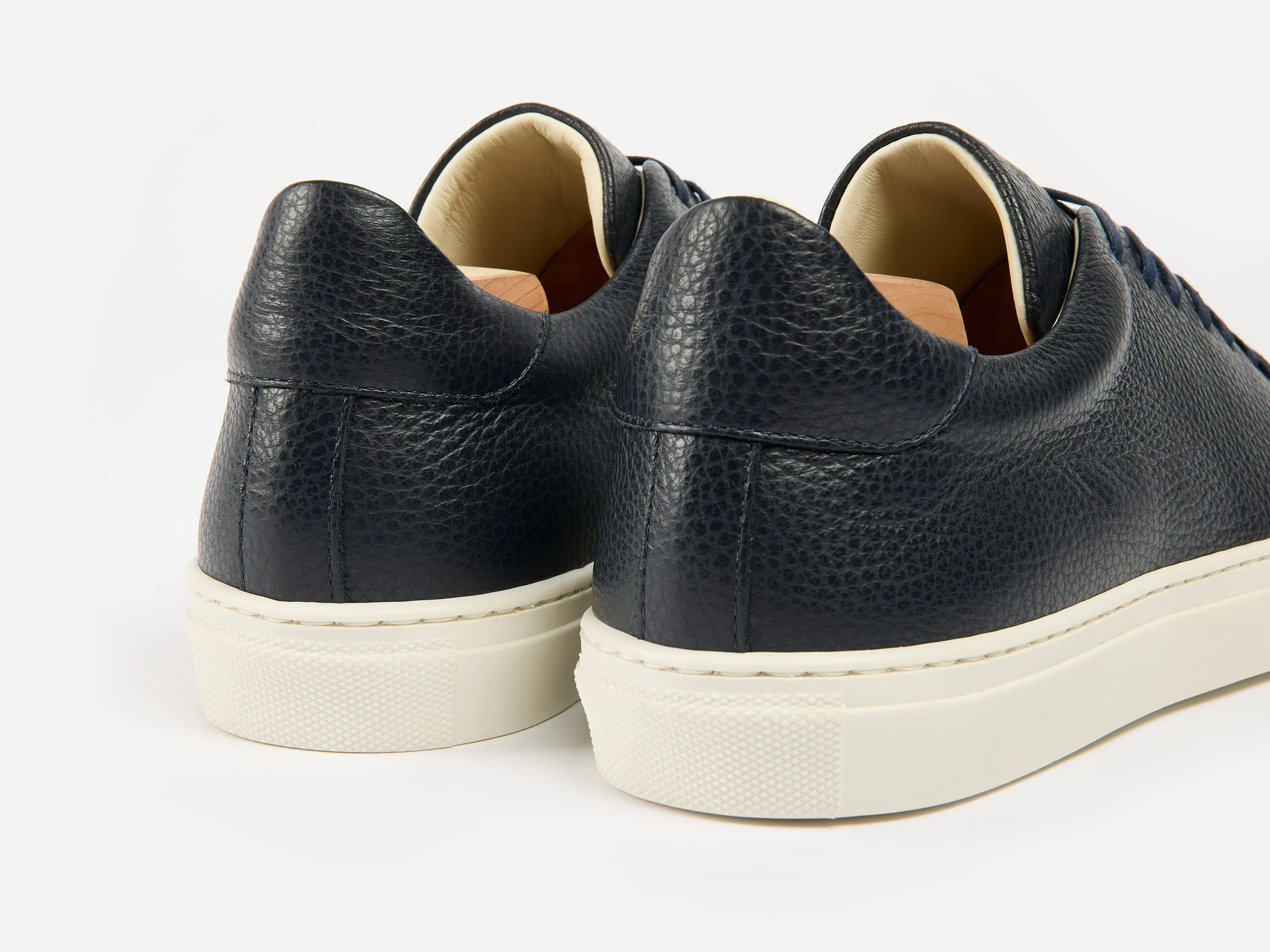 The Mellor II Sneaker - Mastrotto Adria Navy Leather - Ready To Ship - Image 6