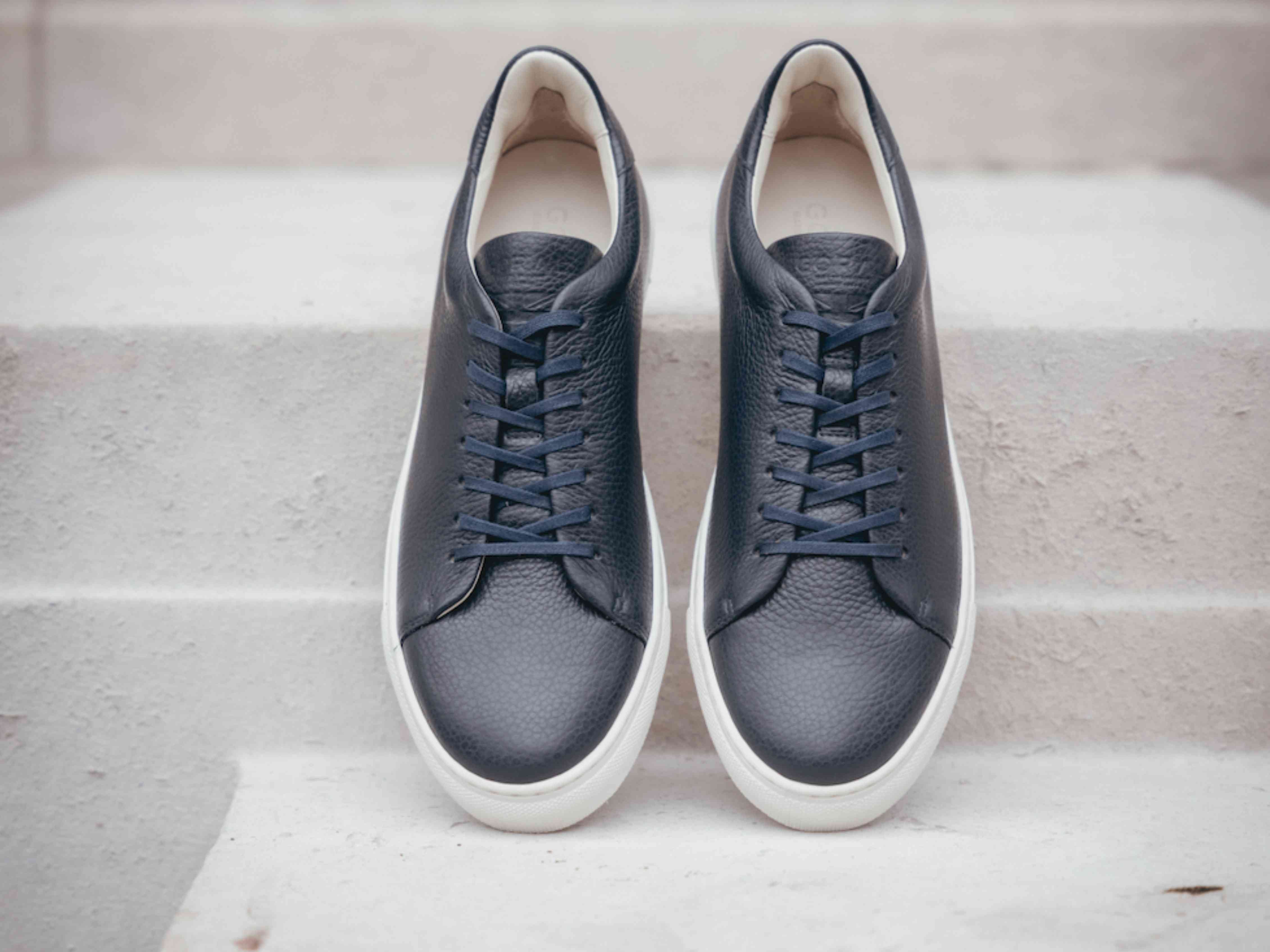 The Mellor II Sneaker - Mastrotto Adria Navy Leather - Ready To Ship - Image 8