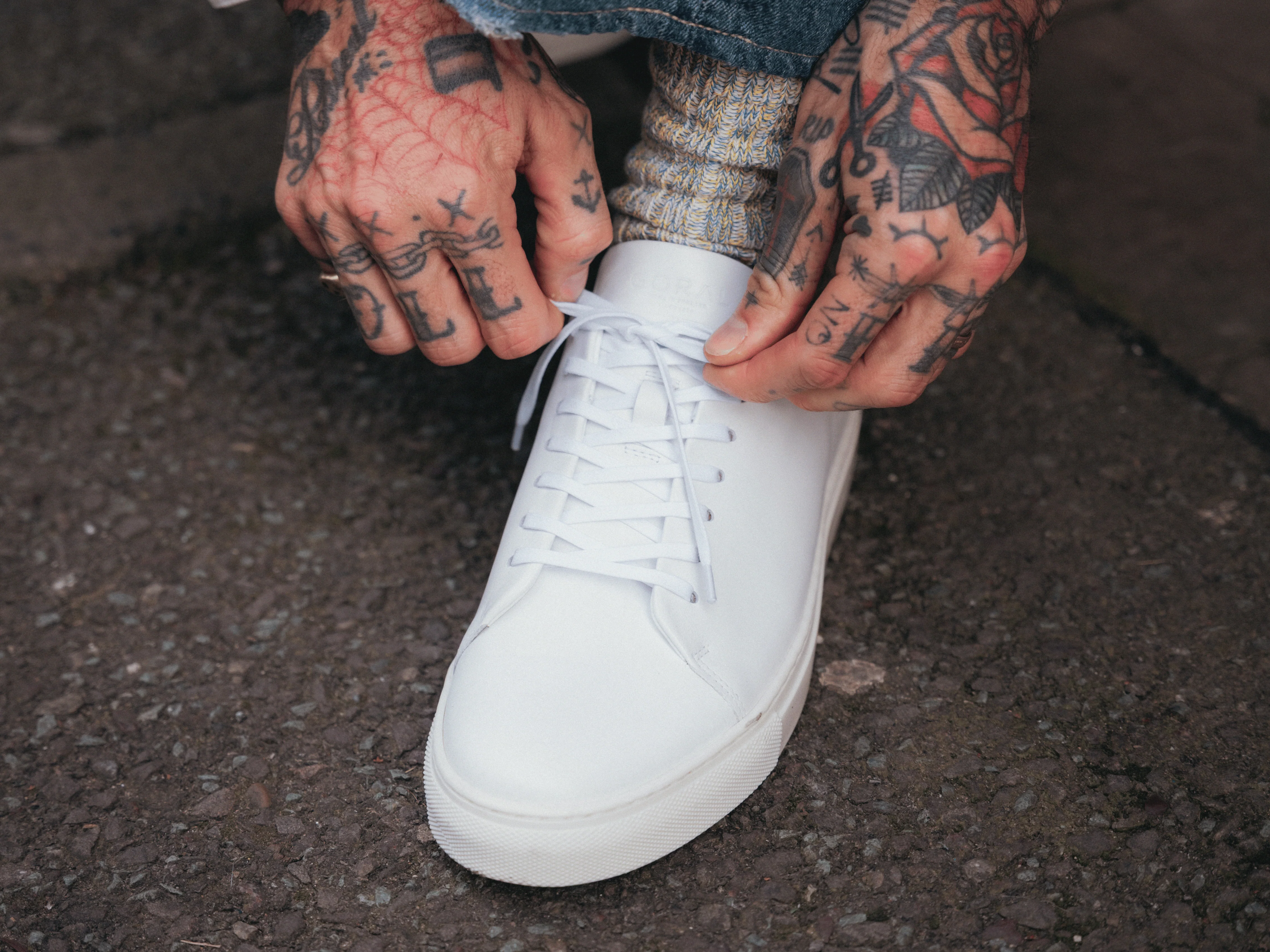 The Mellor II Sneakers - Calfskin Nappa White Leather - Ready To Ship - Image 4