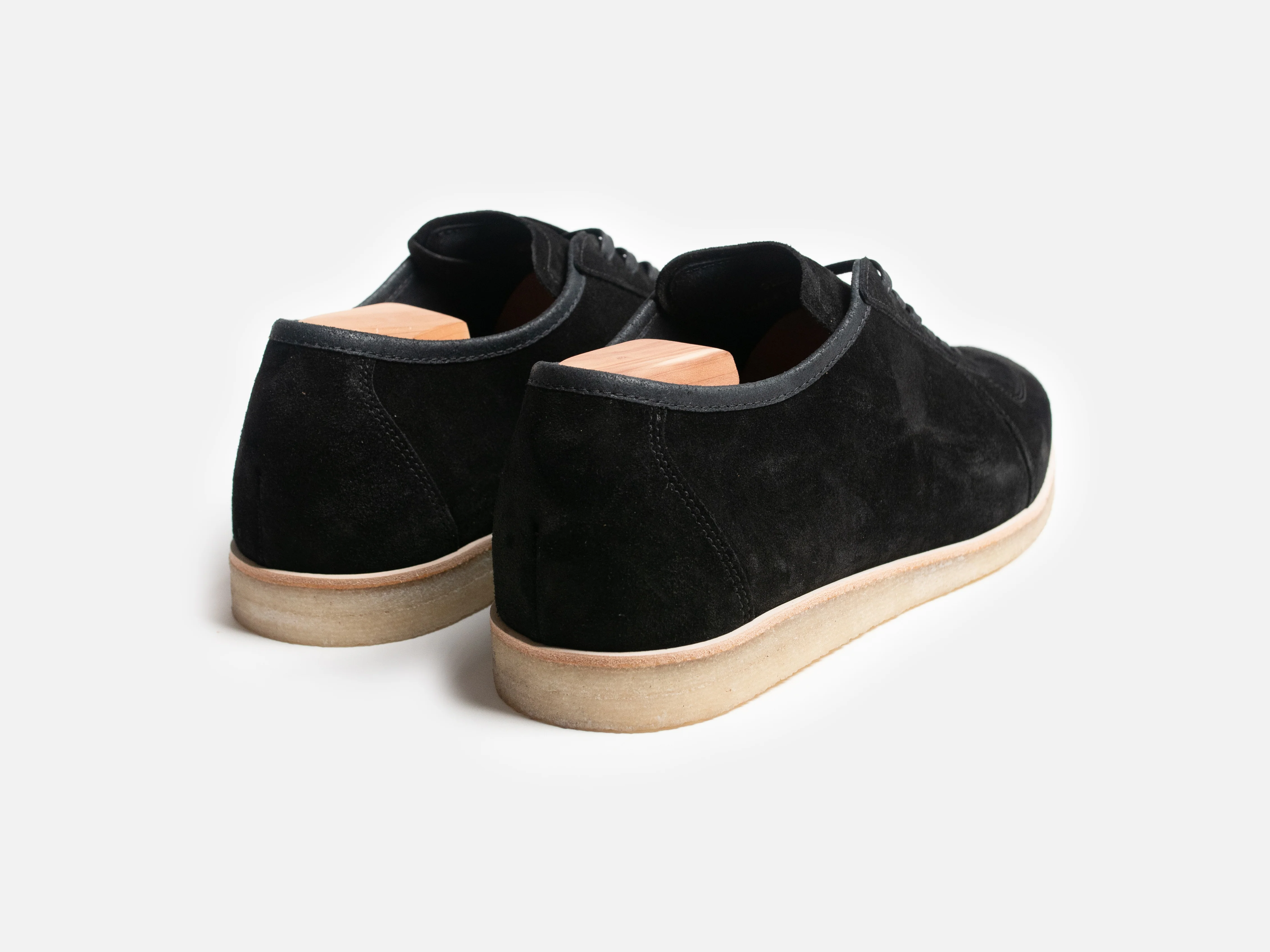 The Roma Crepe - Opera Go Rain Black Leather Low Top GAT Sneaker - Image 3