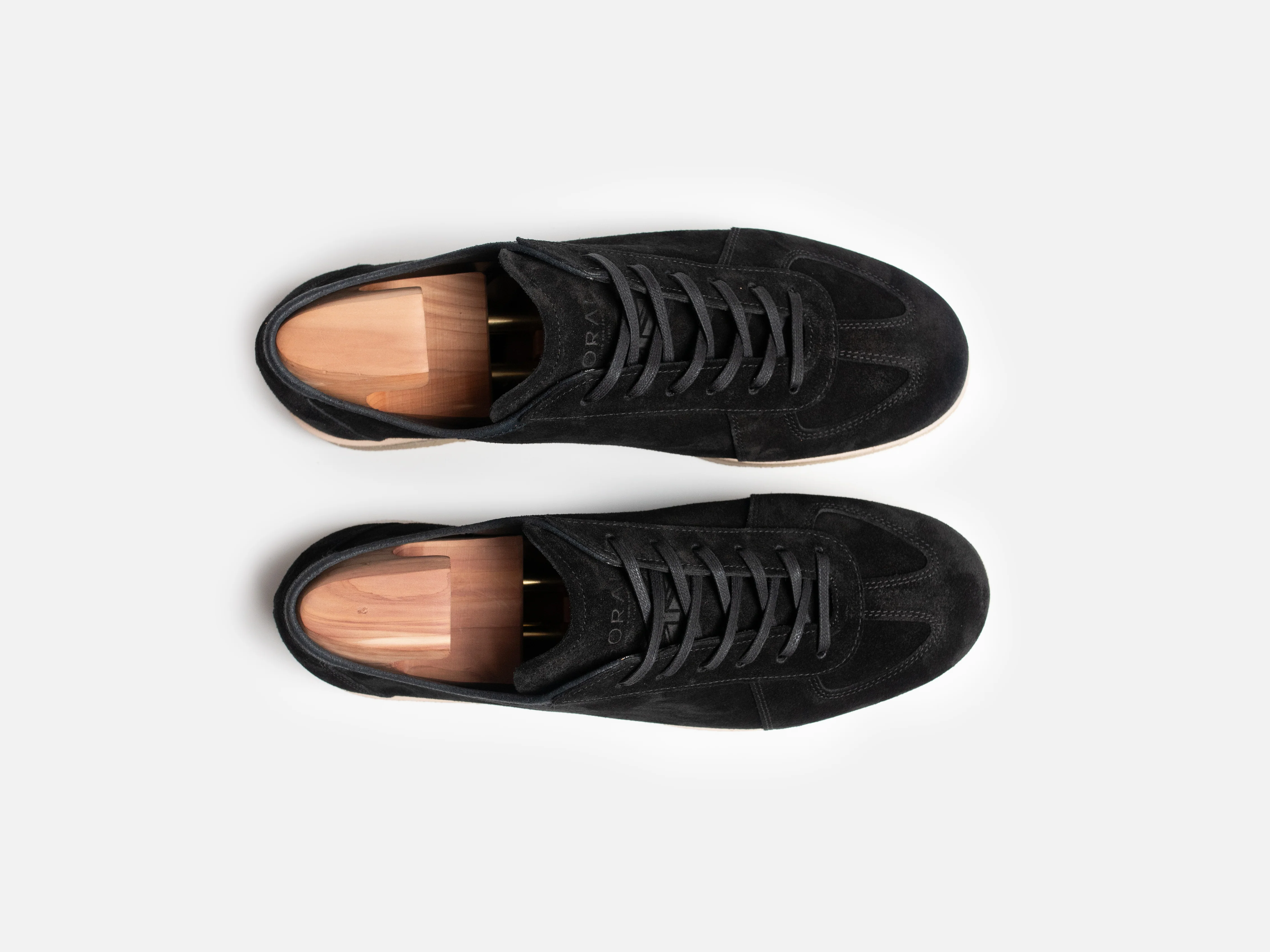 The Roma Crepe - Opera Go Rain Black Leather Low Top GAT Sneaker - Image 4
