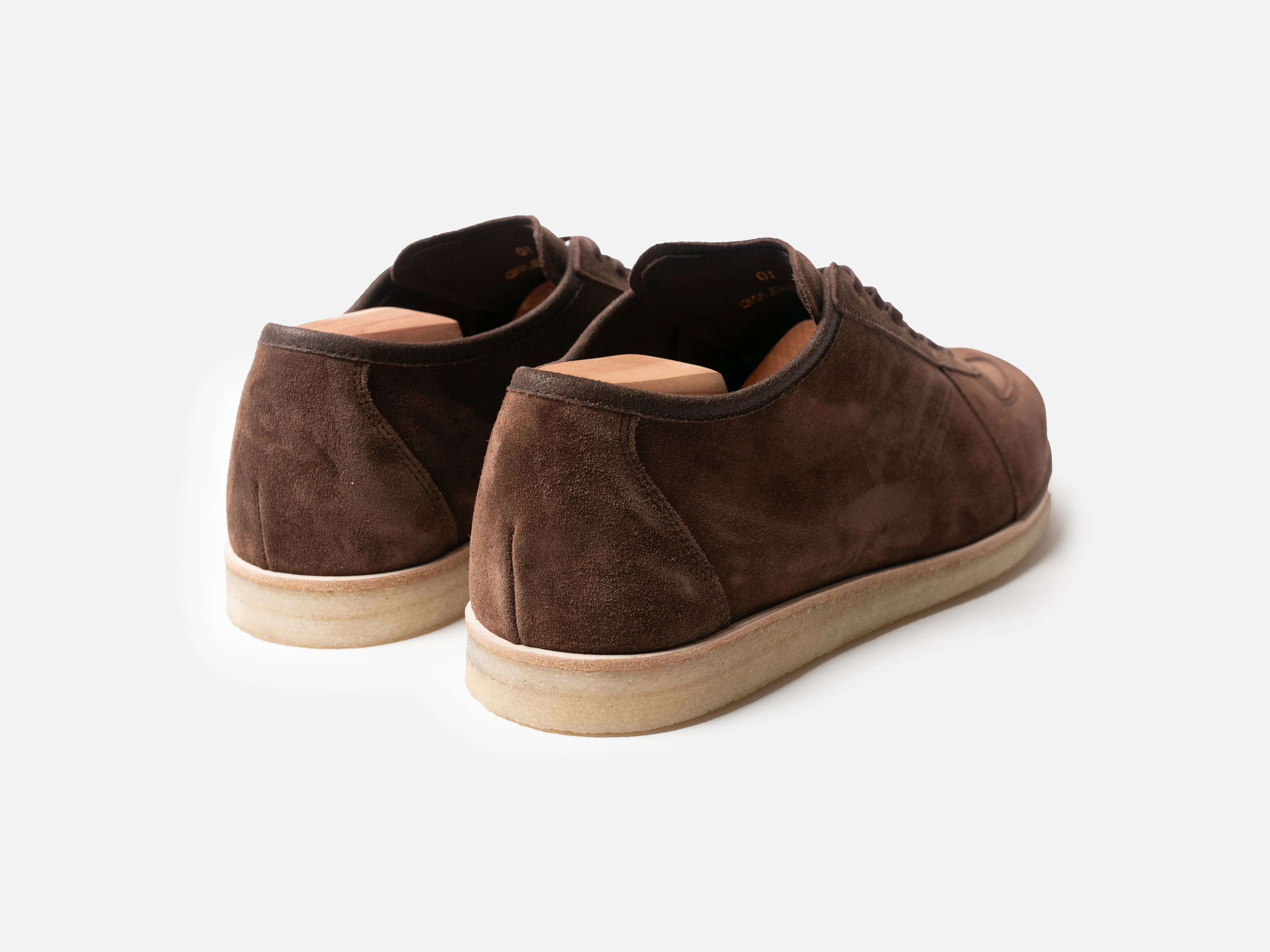 The Roma Crepe - Opera Go Rain Chestnut Leather Low Top GAT Sneaker - Image 3