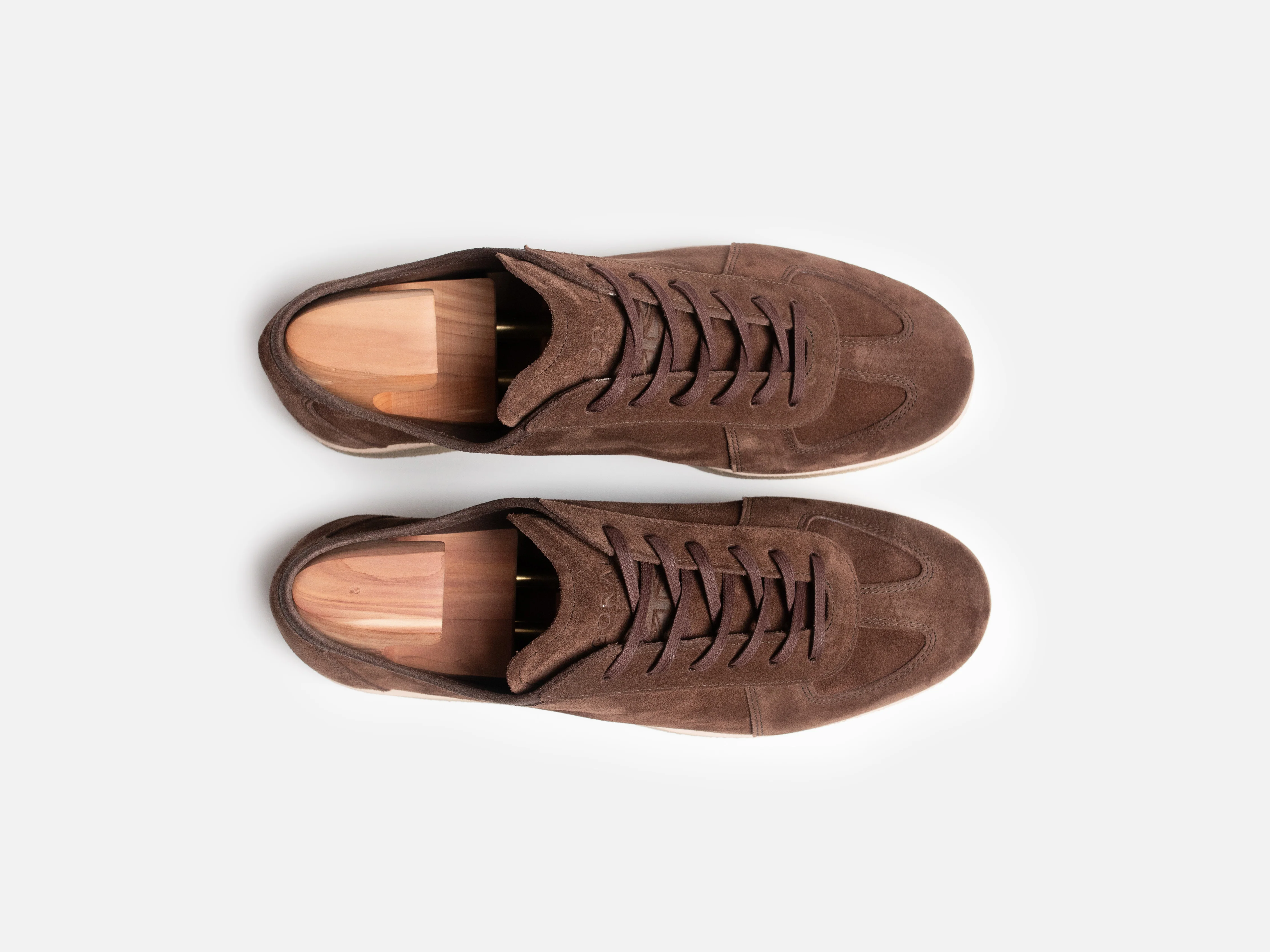 The Roma Crepe - Opera Go Rain Chestnut Leather Low Top GAT Sneaker - Image 4