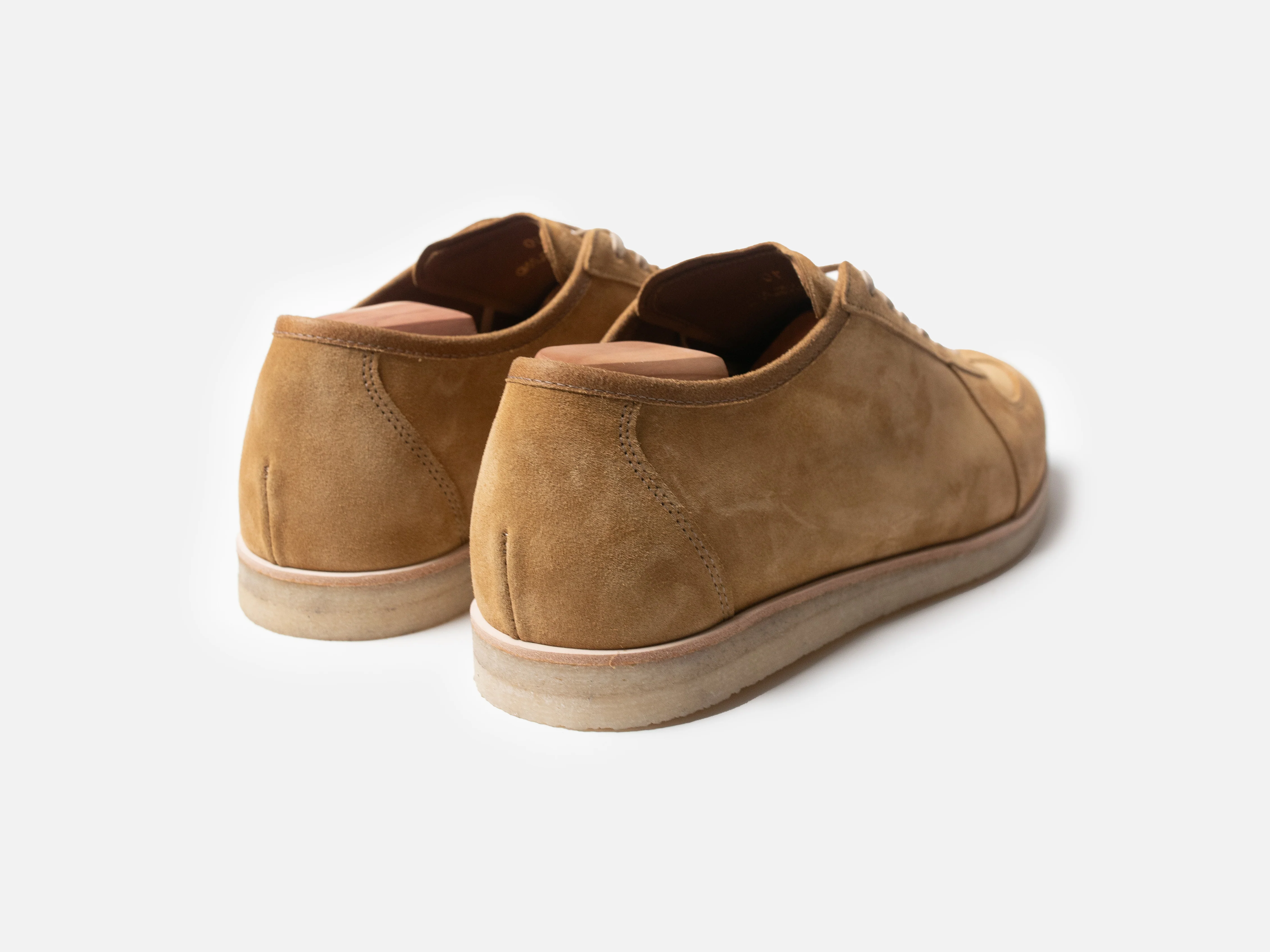 The Roma Crepe - Opera Go Rain Tan Leather Low Top GAT Sneaker - Image 3