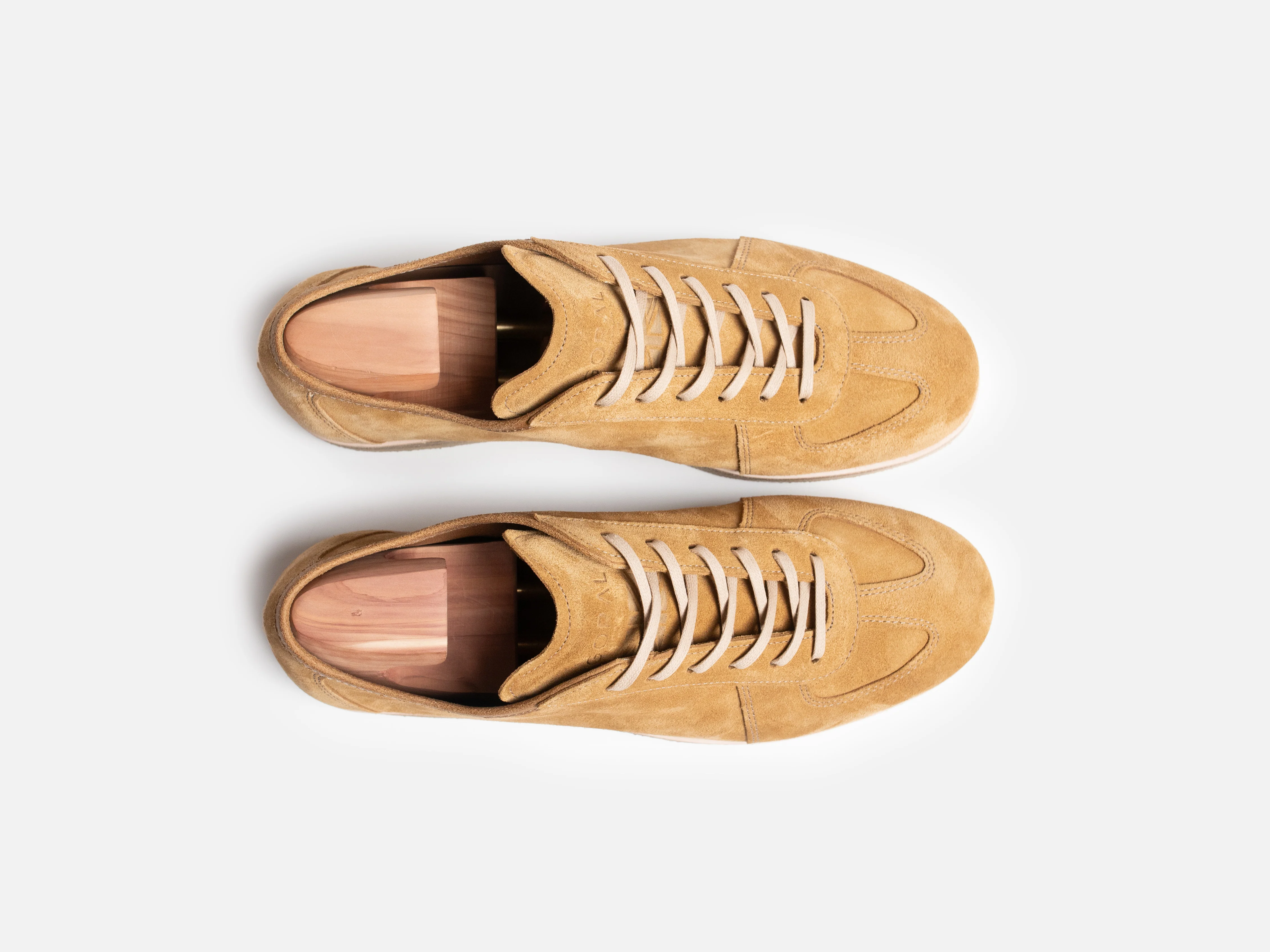 The Roma Crepe - Opera Go Rain Tan Leather Low Top GAT Sneaker - Image 4