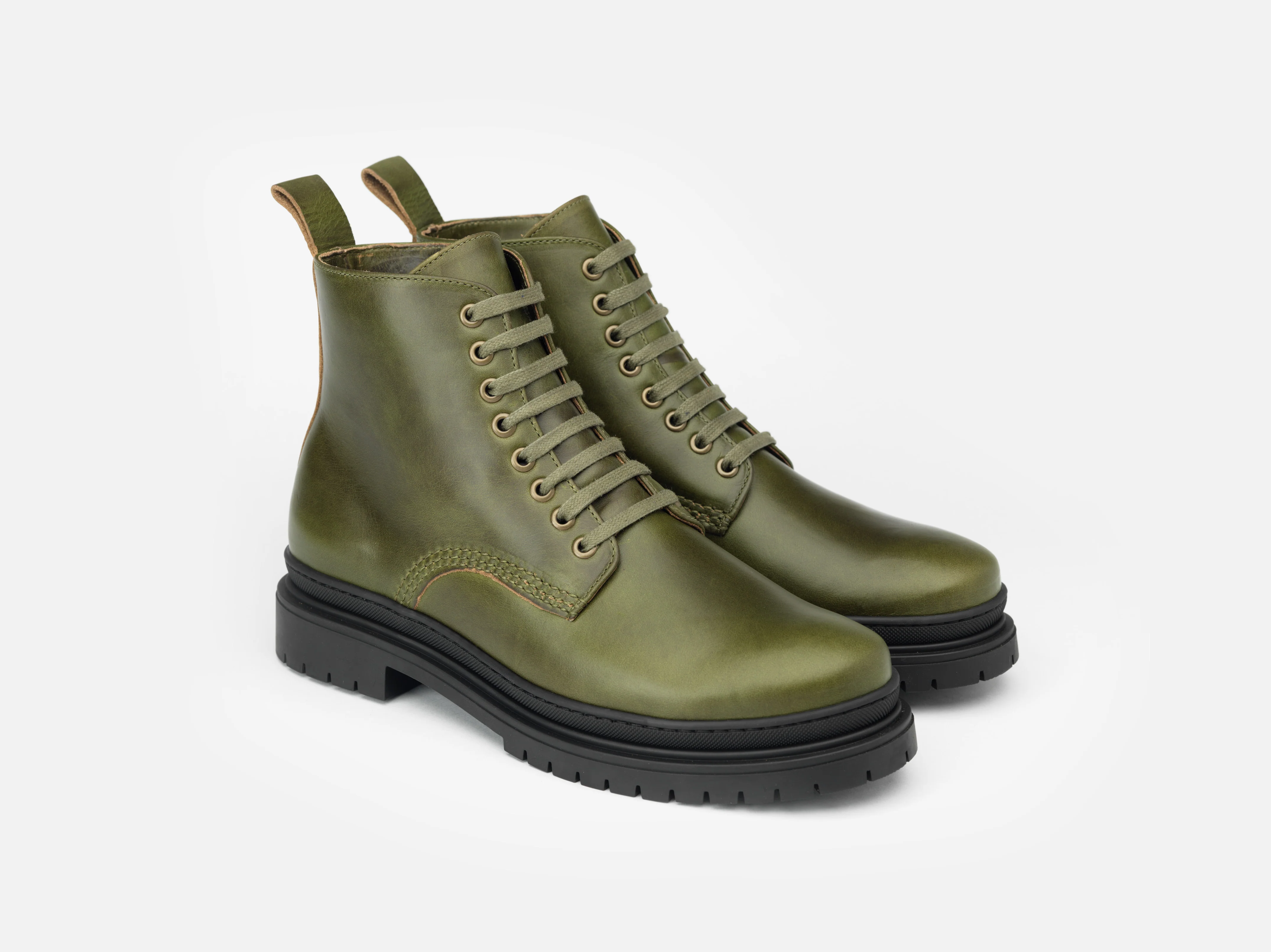 The Sharman Boot - Horween Forest Green Leather - Image 3
