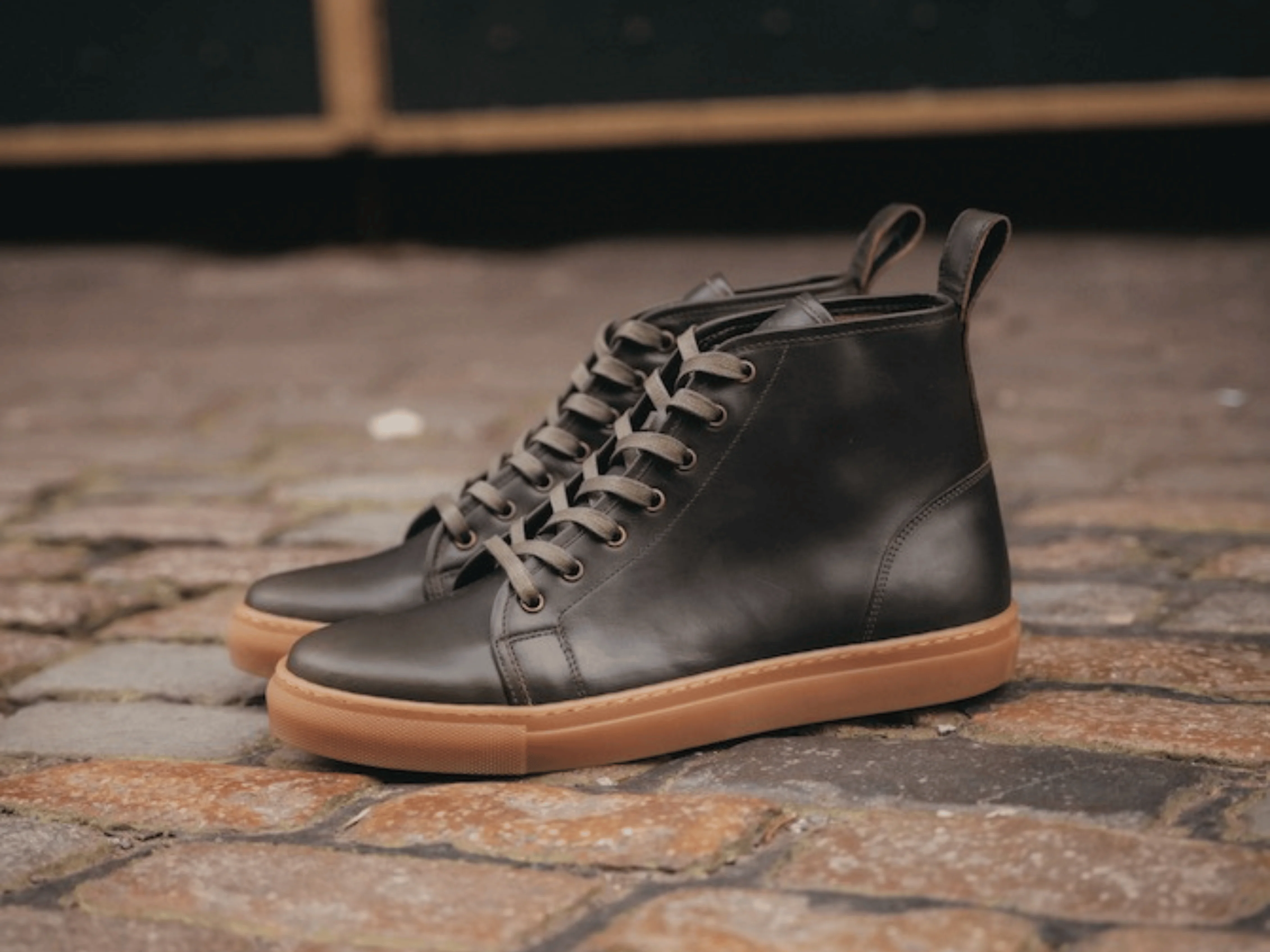 Rose Anvil X GORAL SMUGS High Top Sneaker 2.0 - Horween Forest PRE-ORDER - Image 5