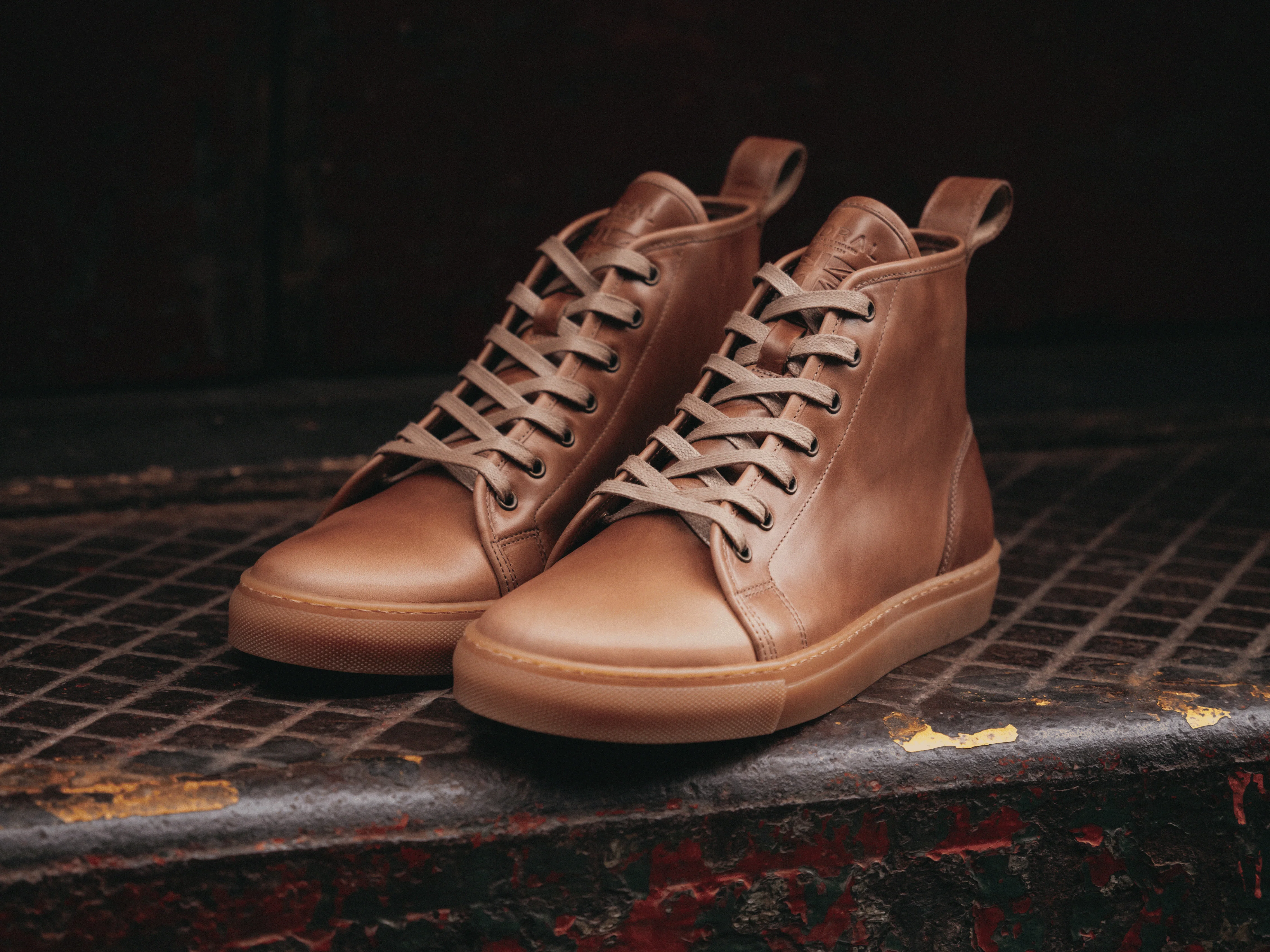 Rose Anvil X GORAL SMUGS High Top Sneaker 2.0 - Horween Natural PRE-ORDER - Image 5