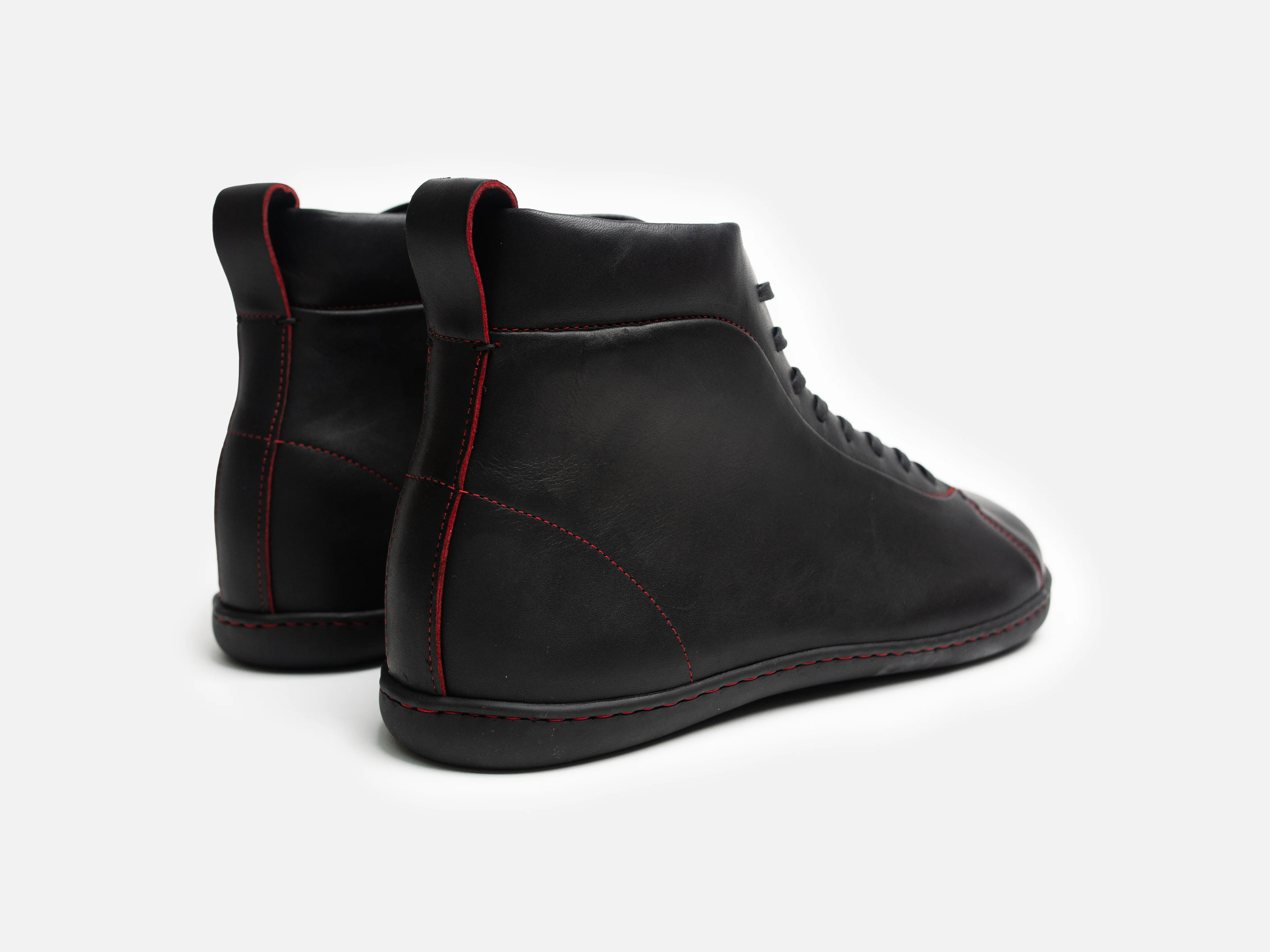 WALKLEY Barefoot High Top Blood Core Leather Sneaker - Image 4