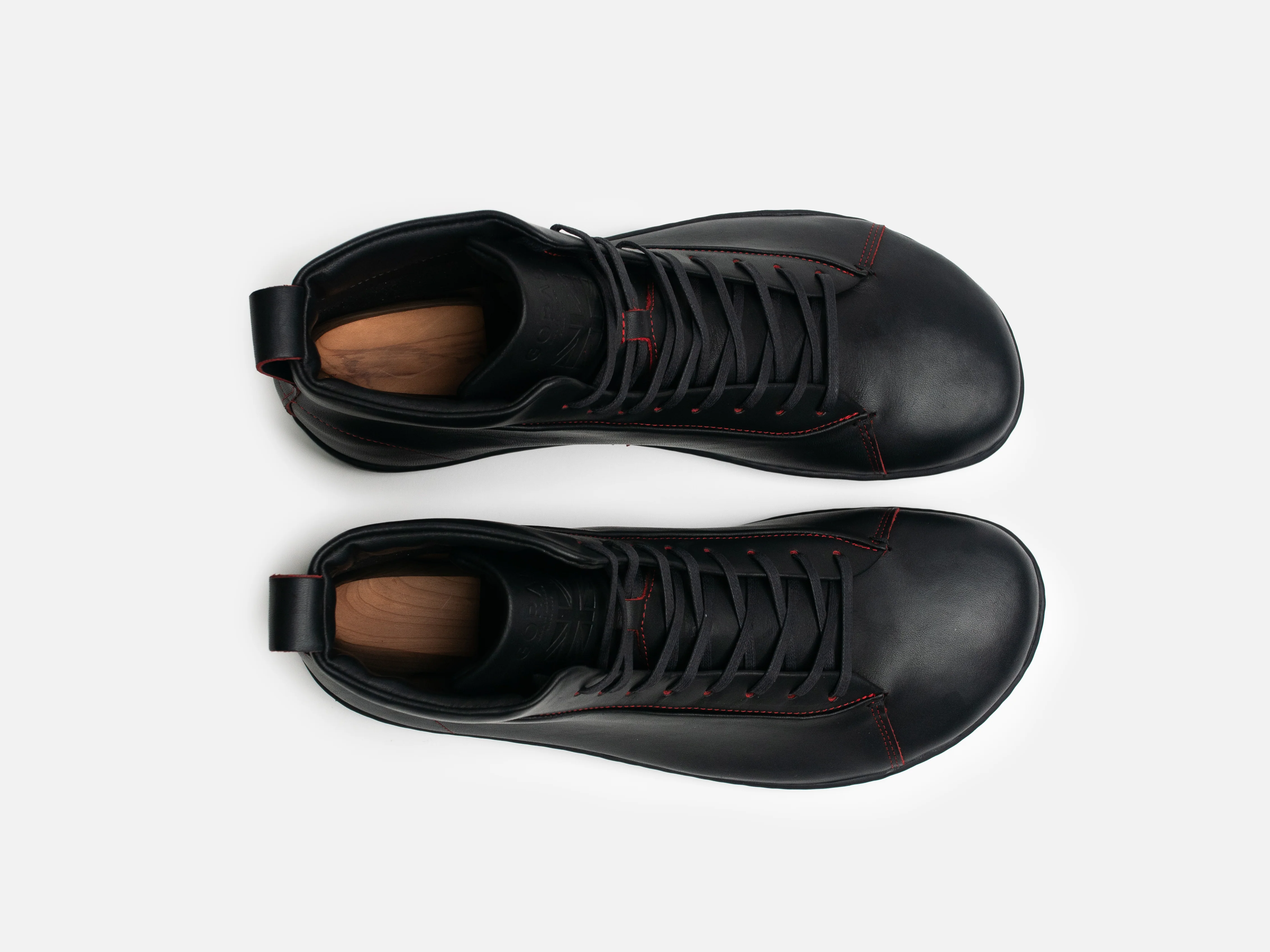 WALKLEY Barefoot High Top Blood Core Leather Sneaker - Image 7