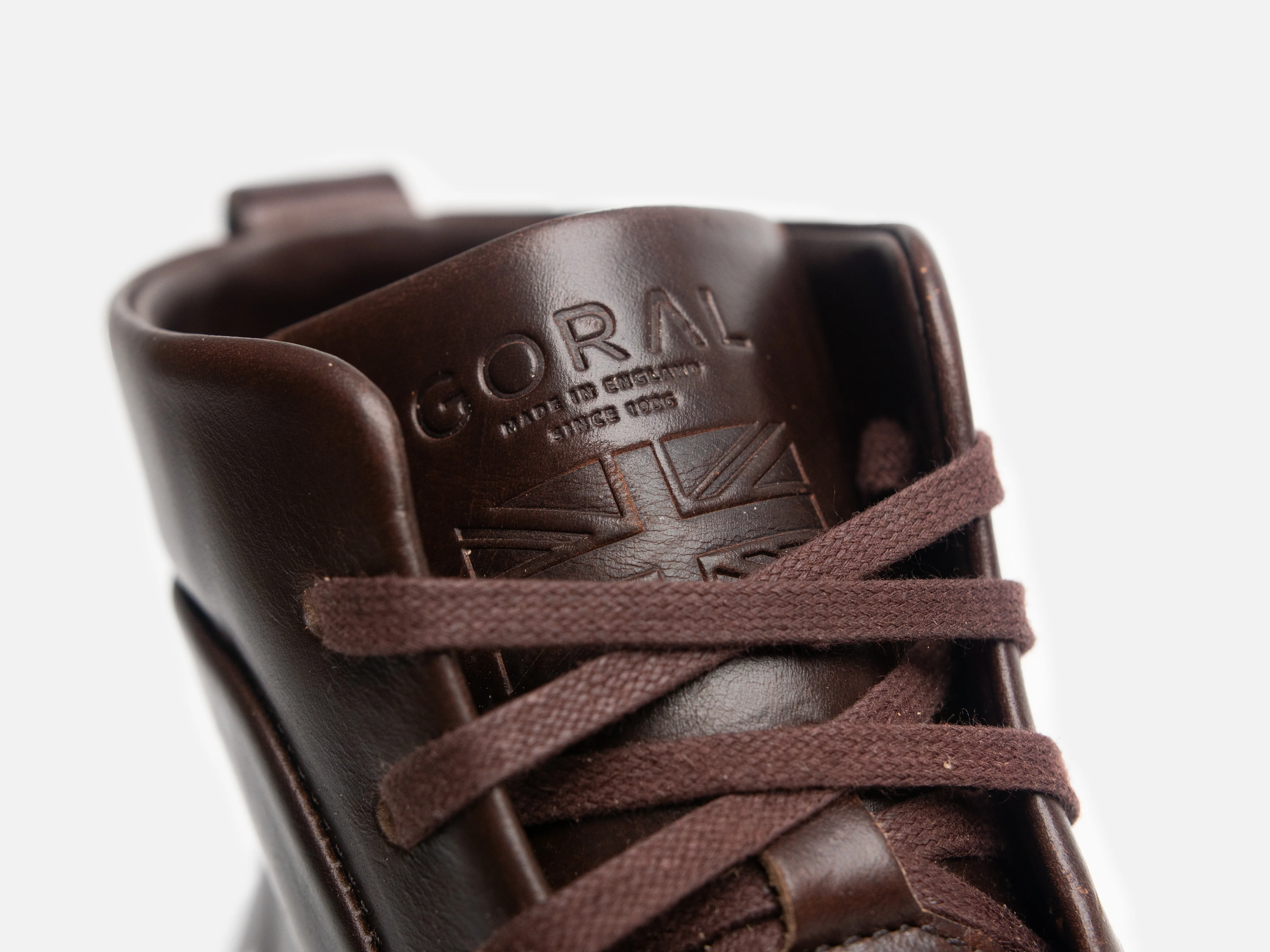WALKLEY Barefoot High Top Horween Dark Brown Leather Sneaker - Image 7