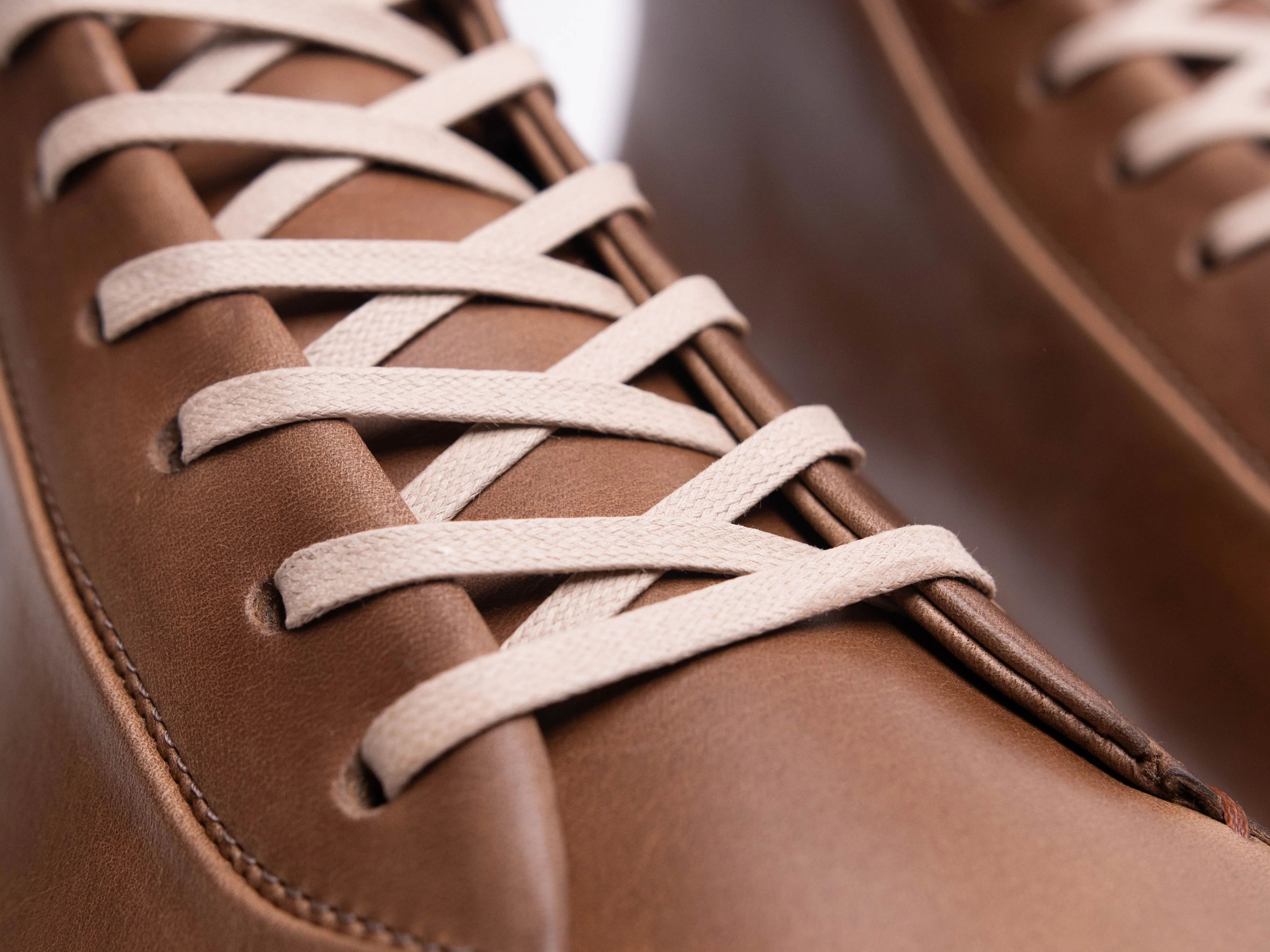 WALKLEY Barefoot High Top Horween Natural Leather Sneaker - Image 6