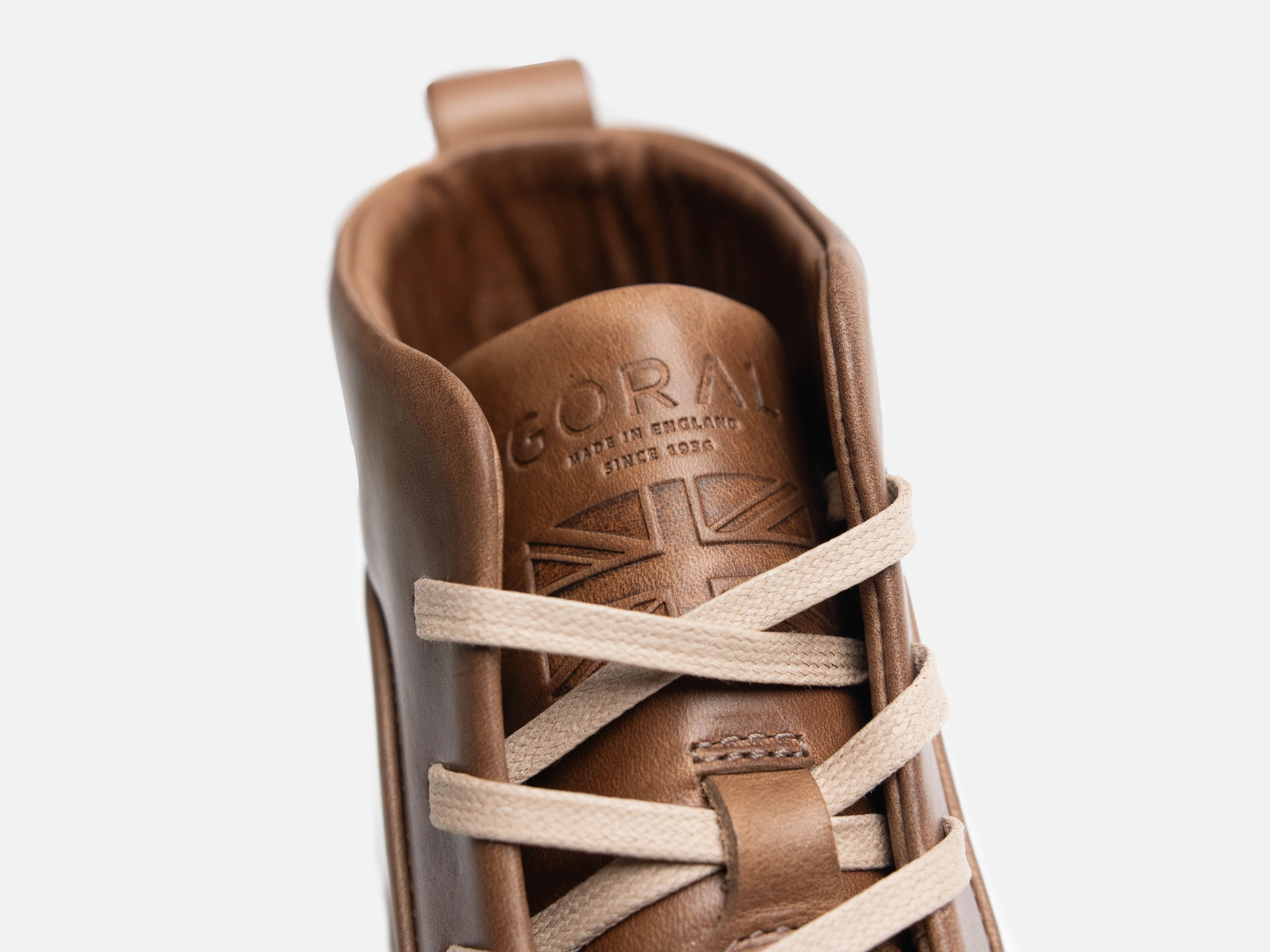 WALKLEY Barefoot High Top Horween Natural Leather Sneaker - Image 7