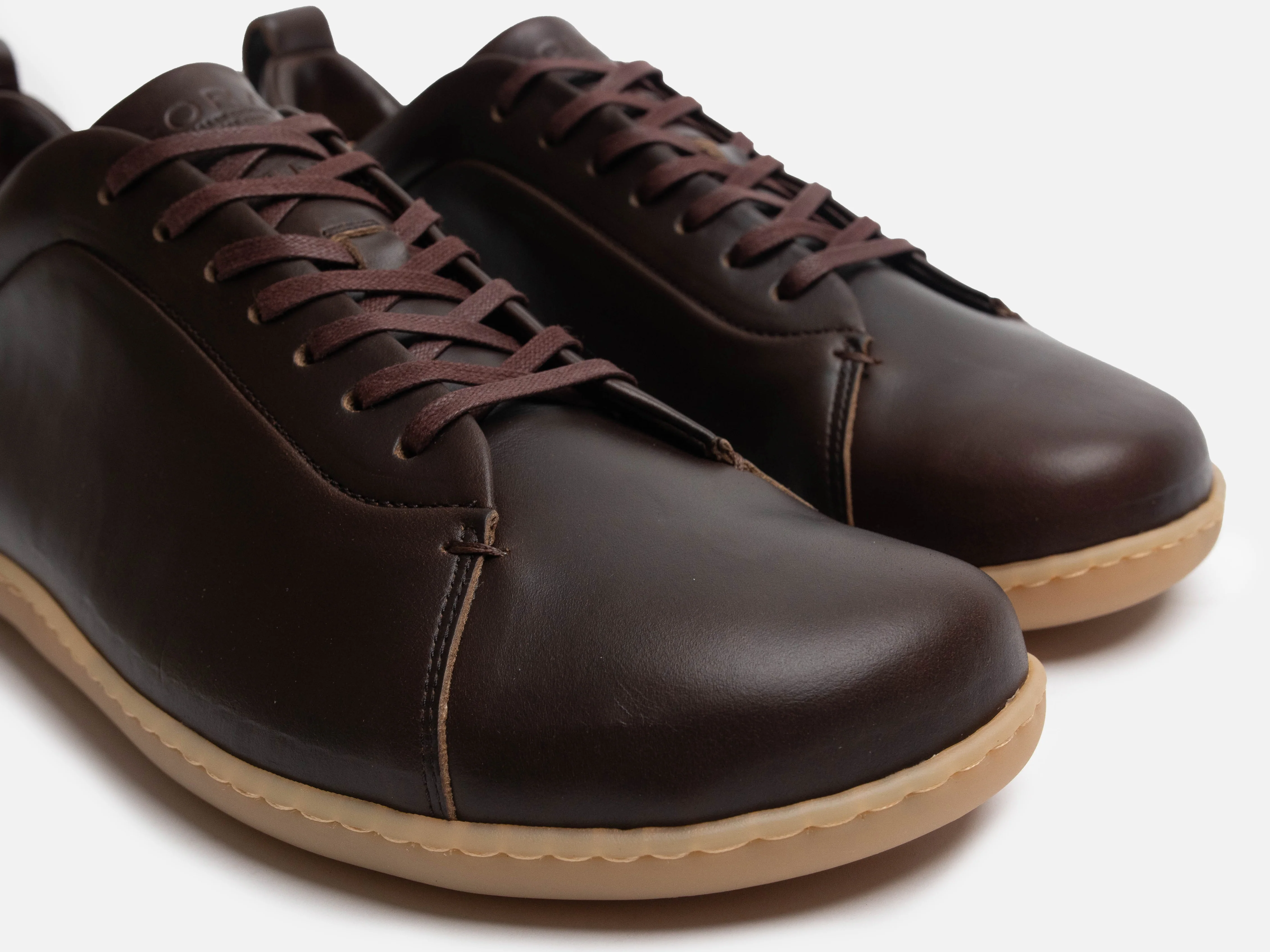 WALKLEY Barefoot Low Top Horween Dark Brown Leather Sneaker - Image 5