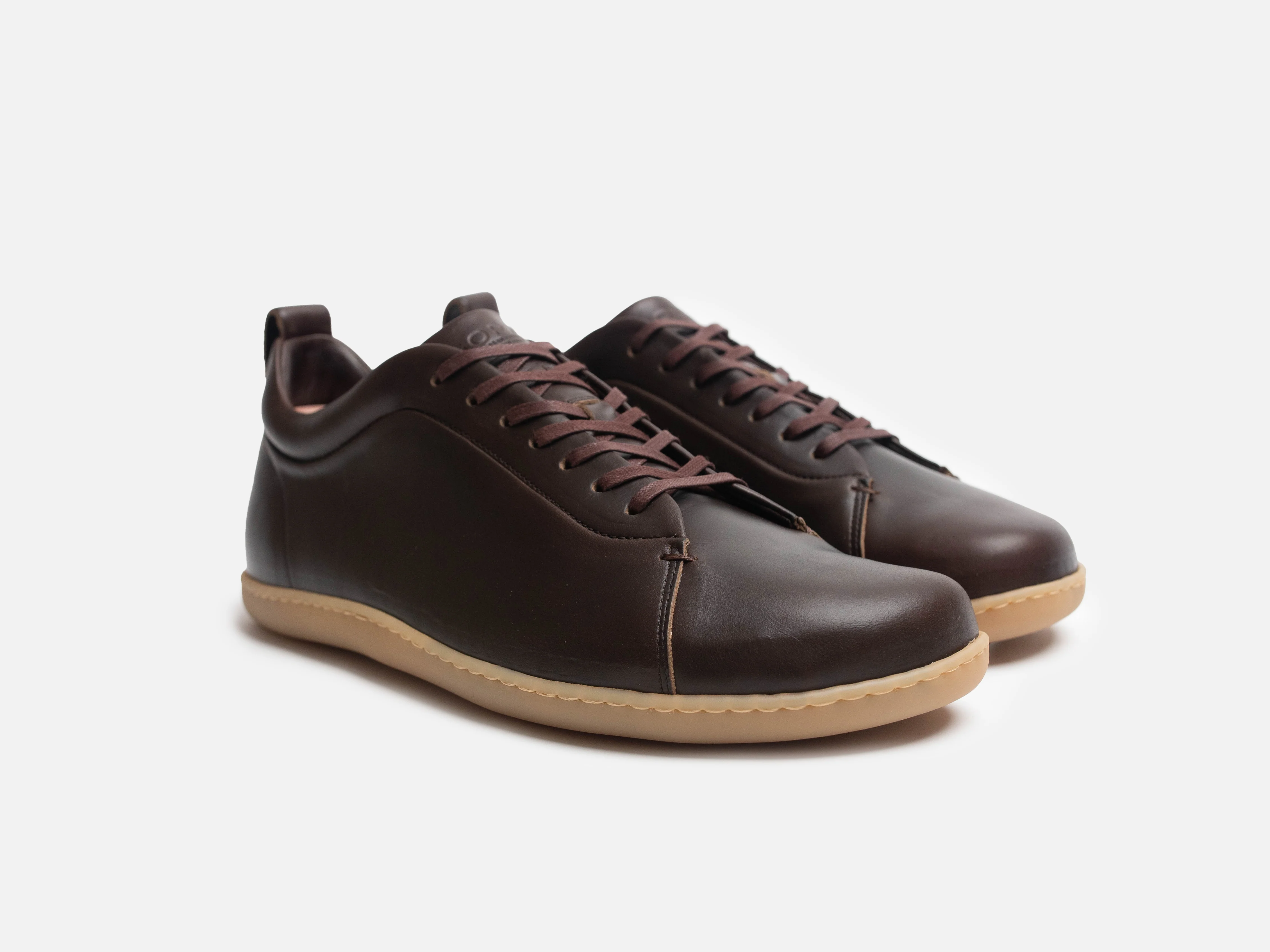 WALKLEY Barefoot Low Top Horween Dark Brown Leather Sneaker - Image 6